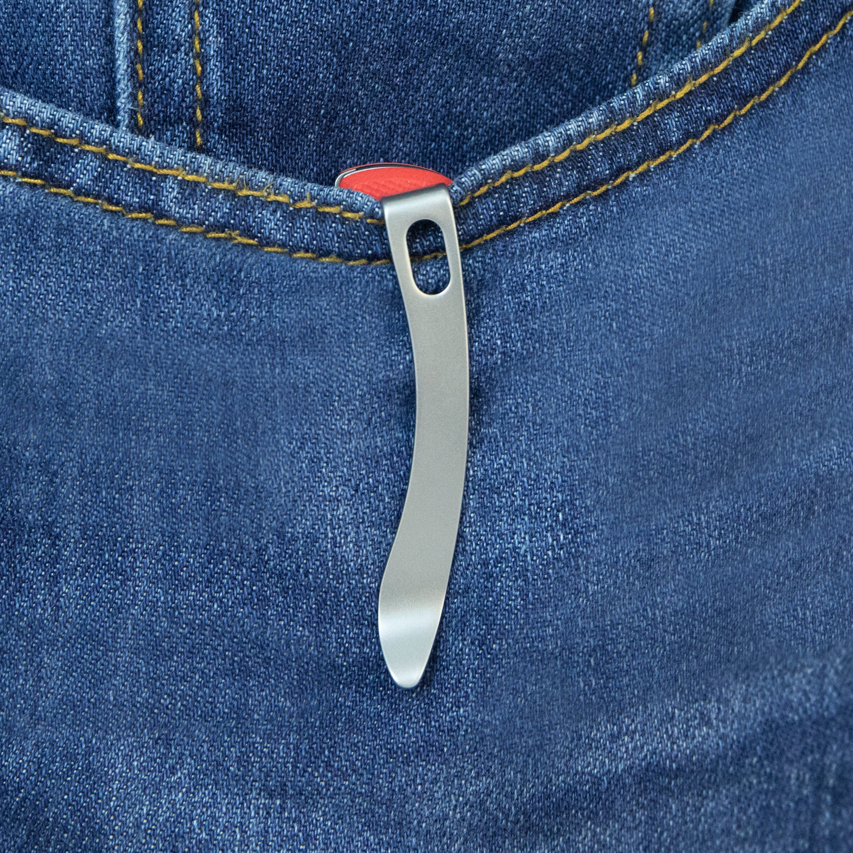 Kubey Ceto Flipper Camping Folding Knife Red G-10 Handle 3.46" Stonewash 14C28N Blade KU181H