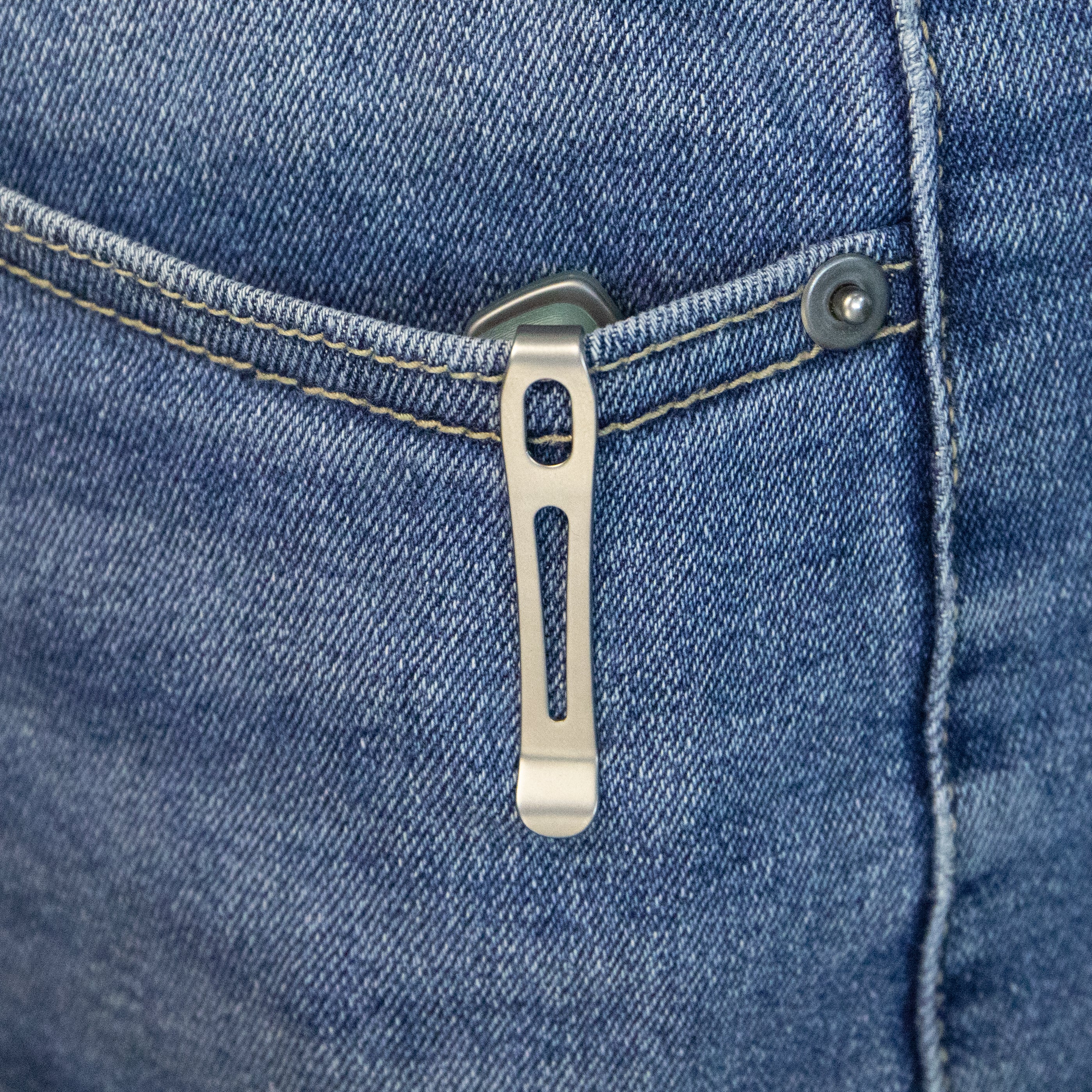 Monsterdog Liner Lock Folding Knife Jade G10 Handle 2.95" Bead Blasted 14C28N KU337L