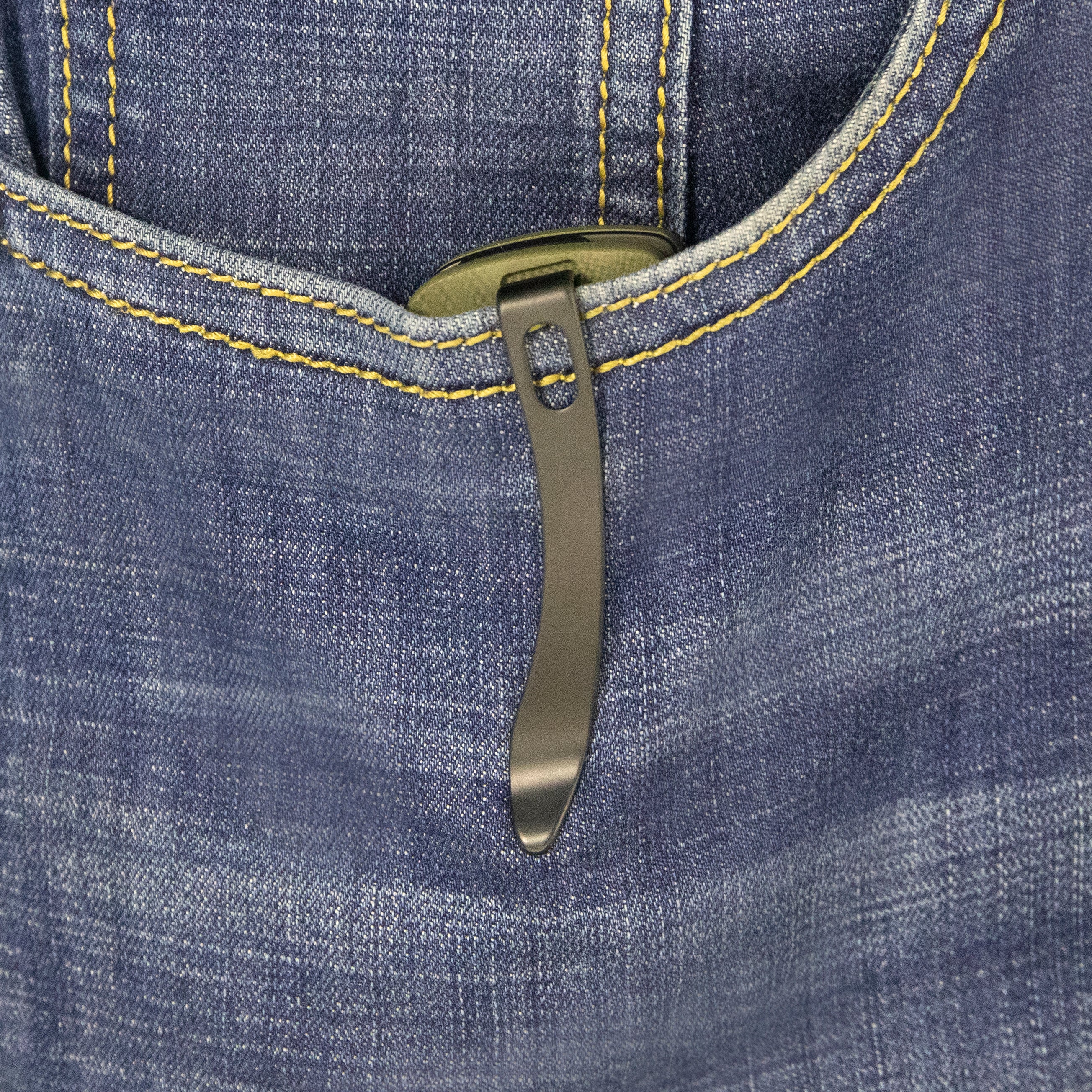 Kubey Scimitar Tanto Liner Lock Hunting Folding Knife Green G10 Handle 3.46" Blackwash 14C28N KU175B