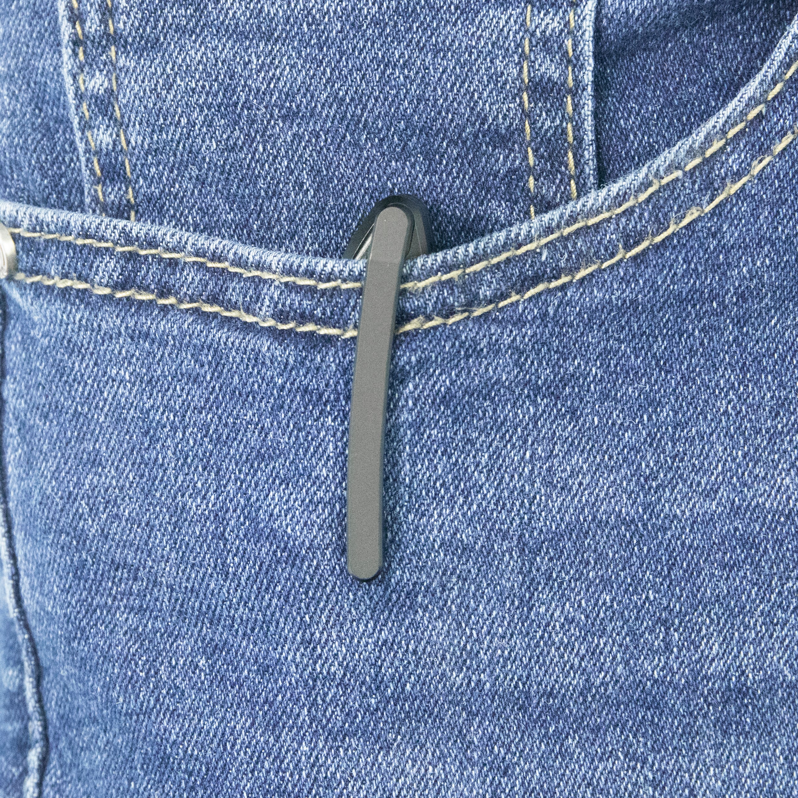 Kubey Pike Liner Lock Folding Knife Black CPM-20CV Titanium Handle 2.87" Sand Blasted 6AL4V Titanium  KB2103B