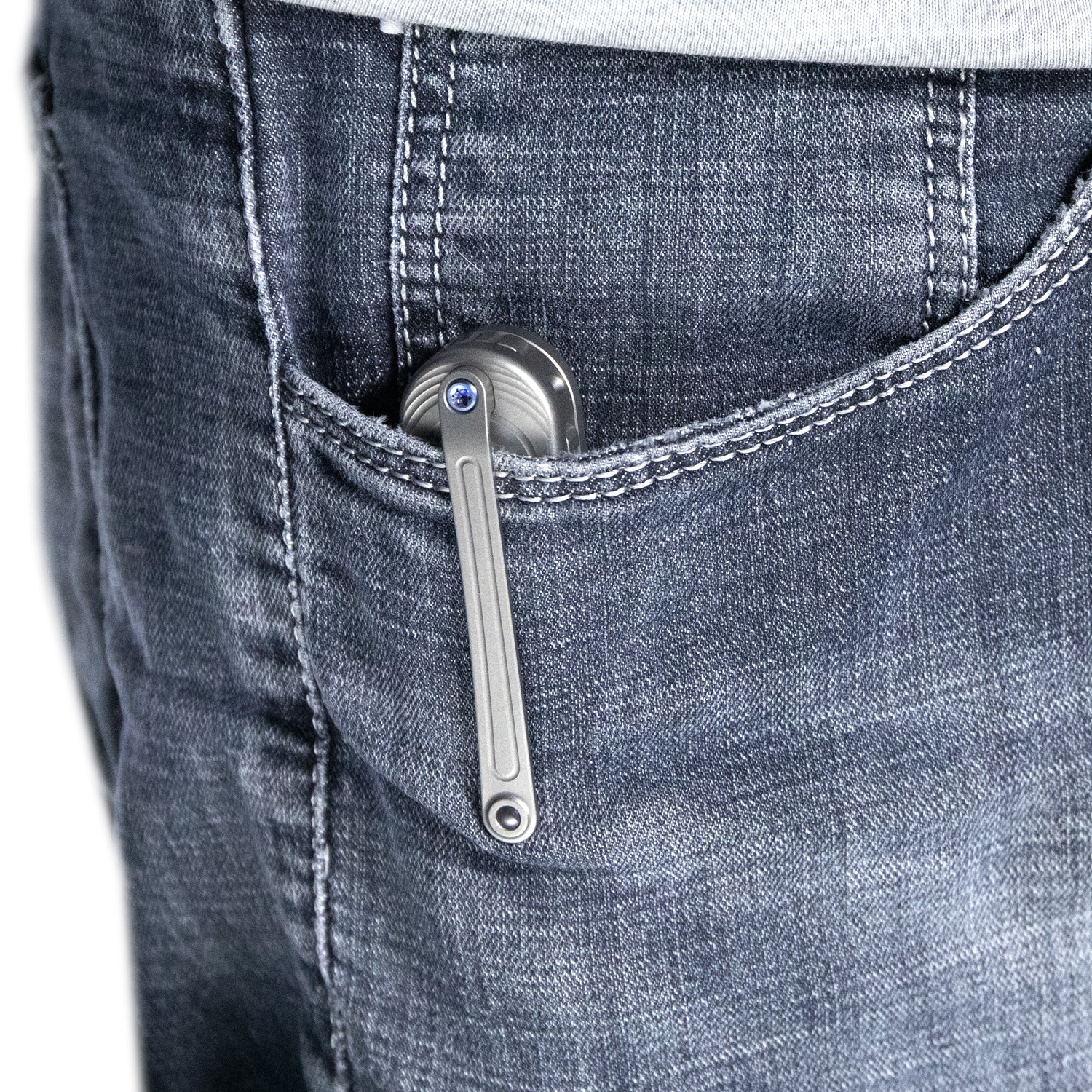 Dandy Frame Lock Gentlemans Pocket Folding Knife Original Ti Handle 3.94" Sandblasted S90V KB247C