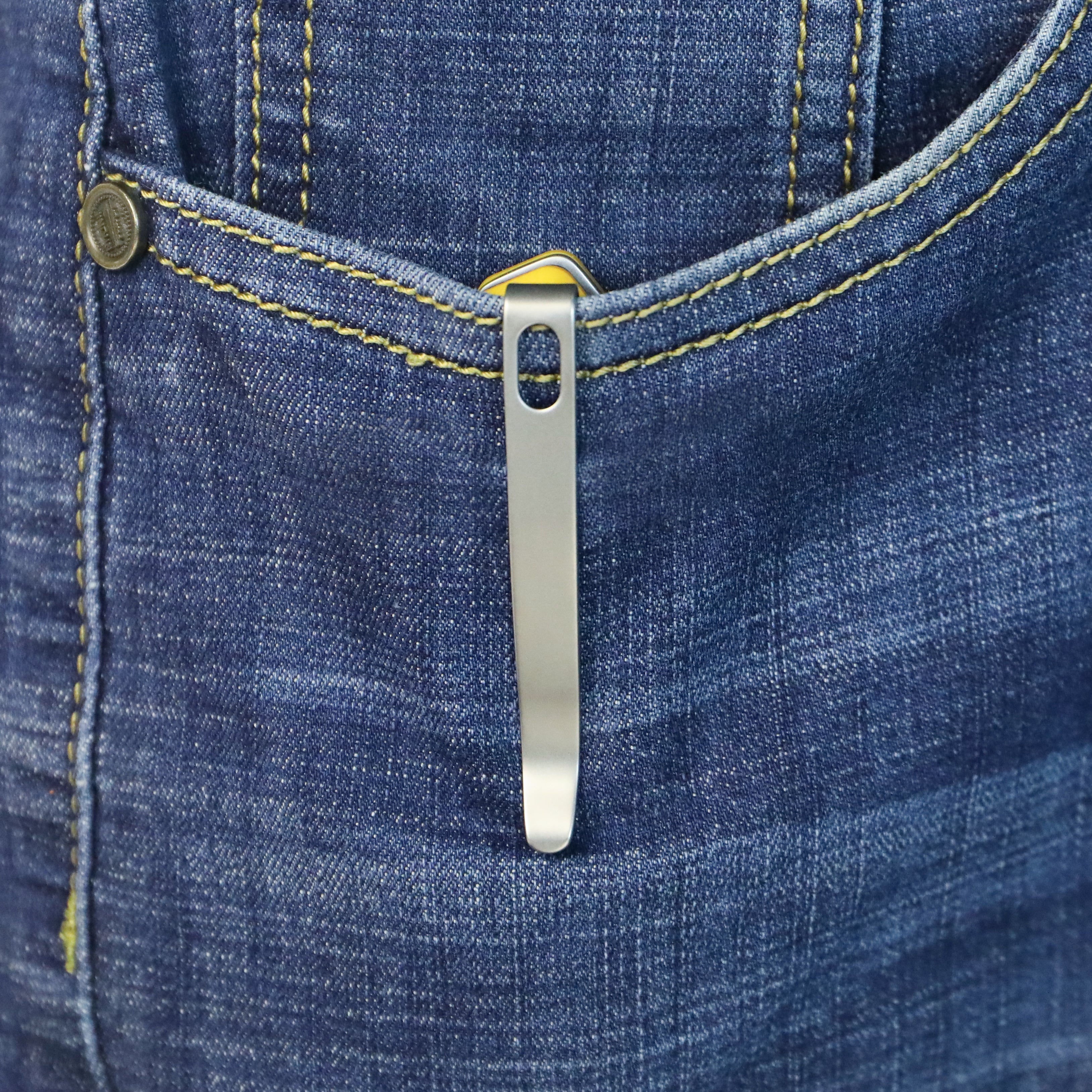 Kubey Phemius Liner Lock Folding Pocket Knife Yellow G10 Handle 3.66" Sandblast 14C28N KU149G