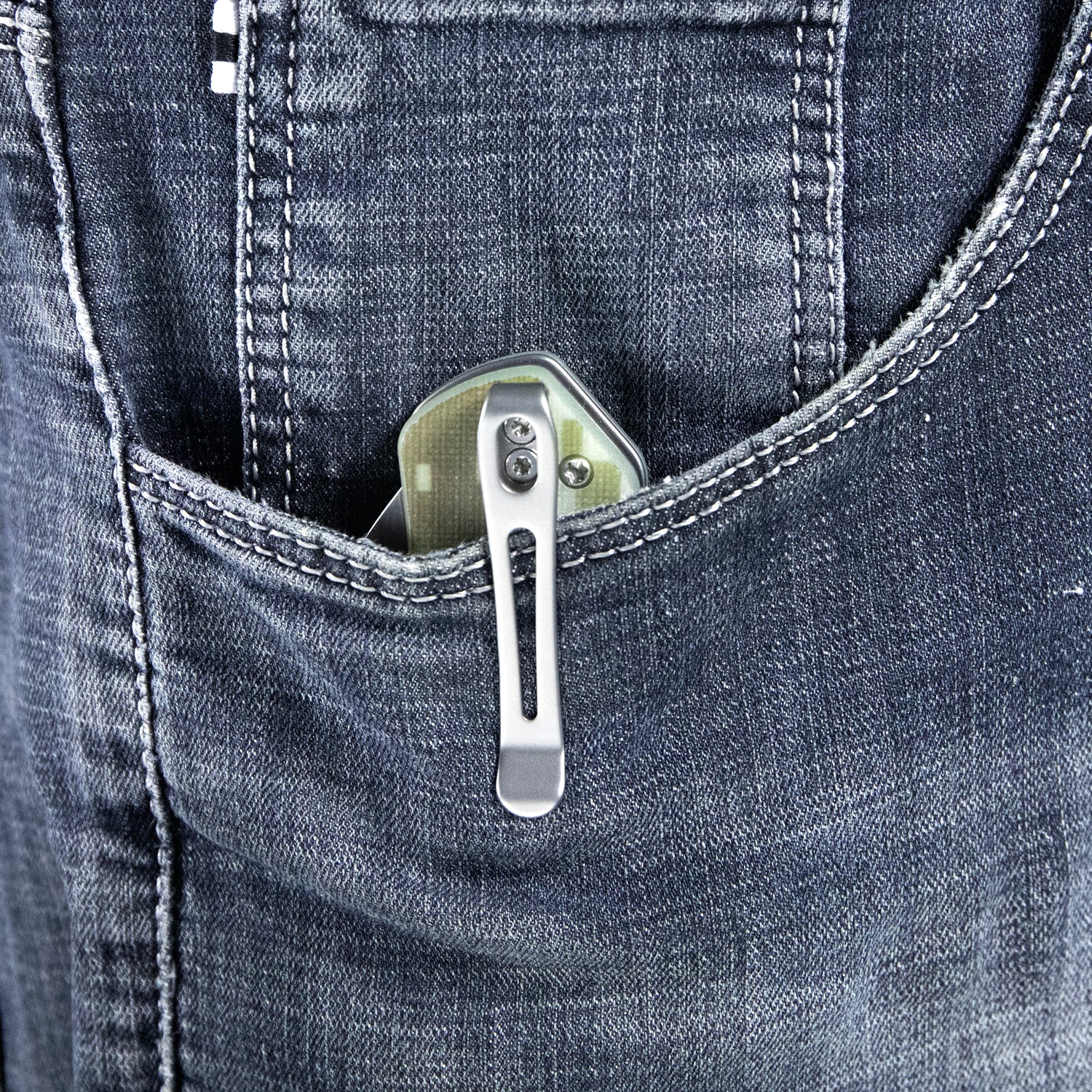 Duroc Liner Lock Flipper Small Pocket Folding Knife Camo Handle 2.91" Bead Blasted AUS-10 KU332J