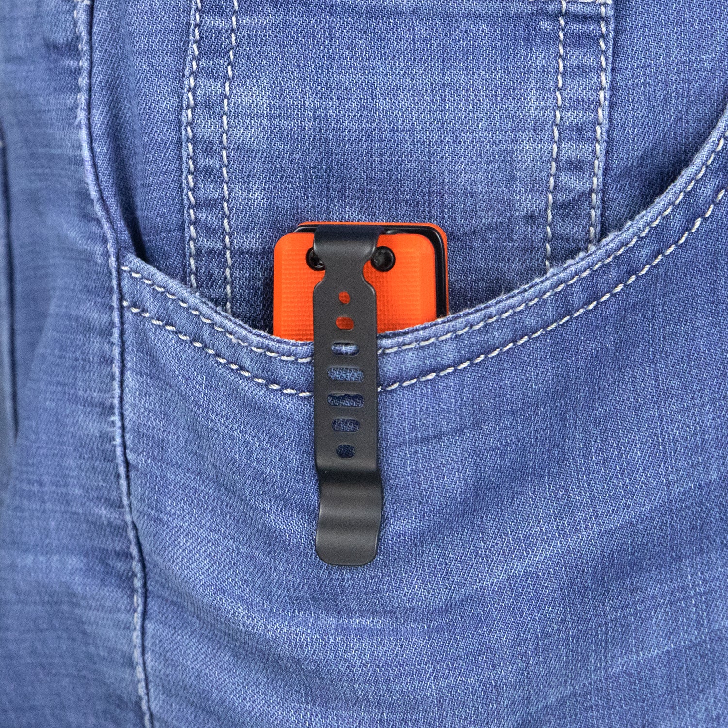 Sailor Liner Lock Flipper Outdoor Pocket Knife Orange G10 Handle 3.11" Blackwashed AUS-10 Blade KU317F