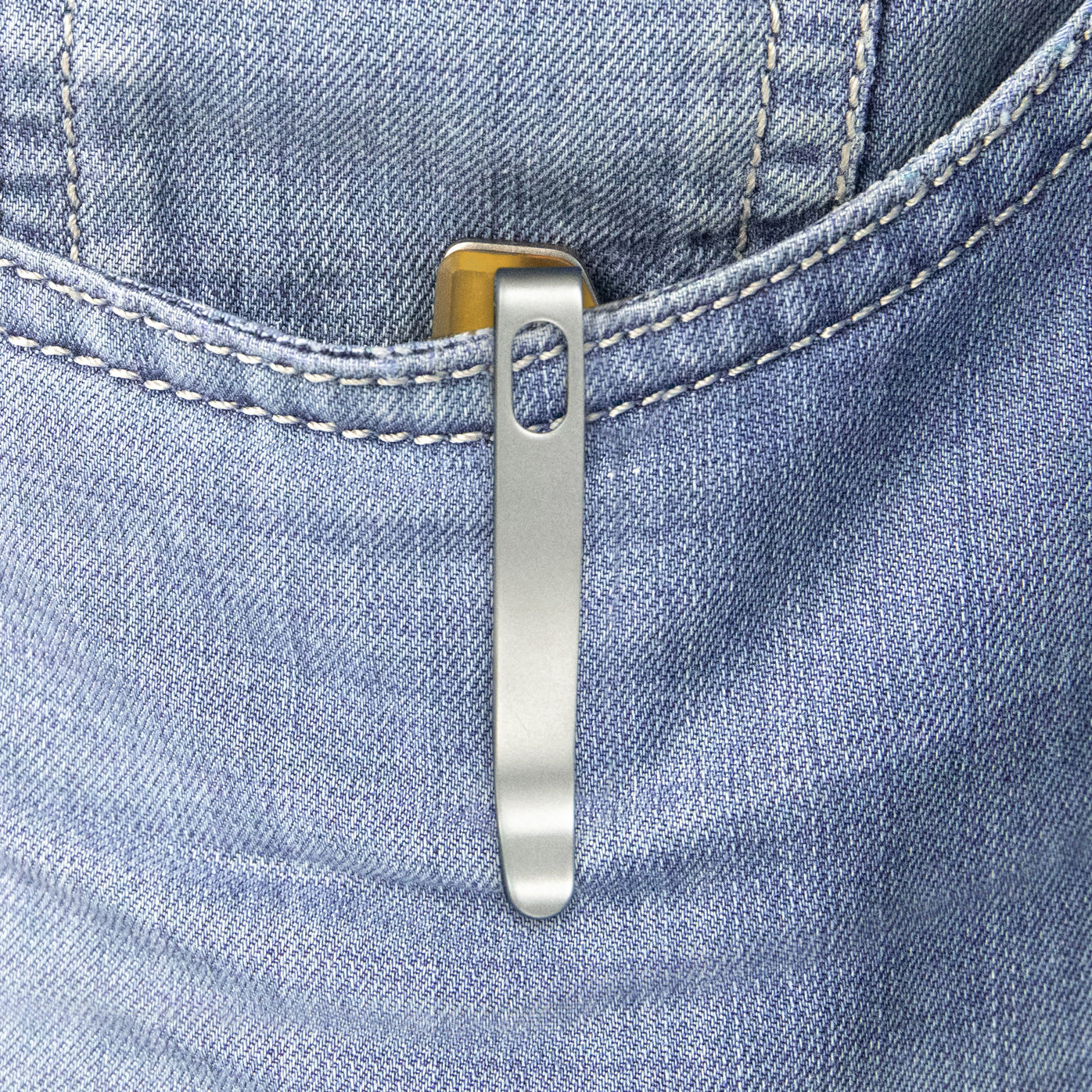 Kubey Mizo Liner Lock Front Flipper Folding Knife Ultem Handle 3.15" Satin 14C28N KU2101G