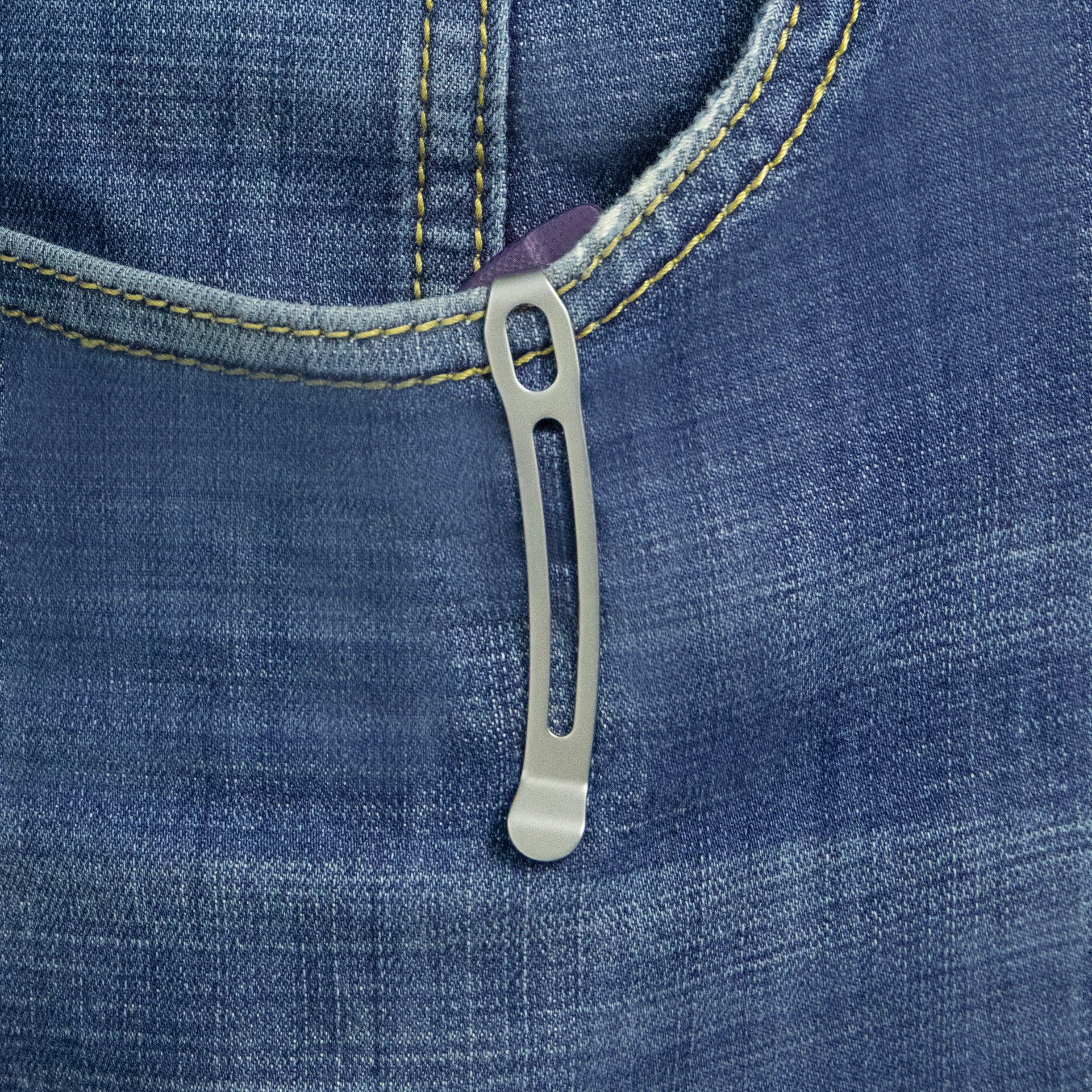 Kubey Anteater Liner Lock Folding Knife Purple G10 Handle 3.42" Sandblast 14C28N Blade KU212N