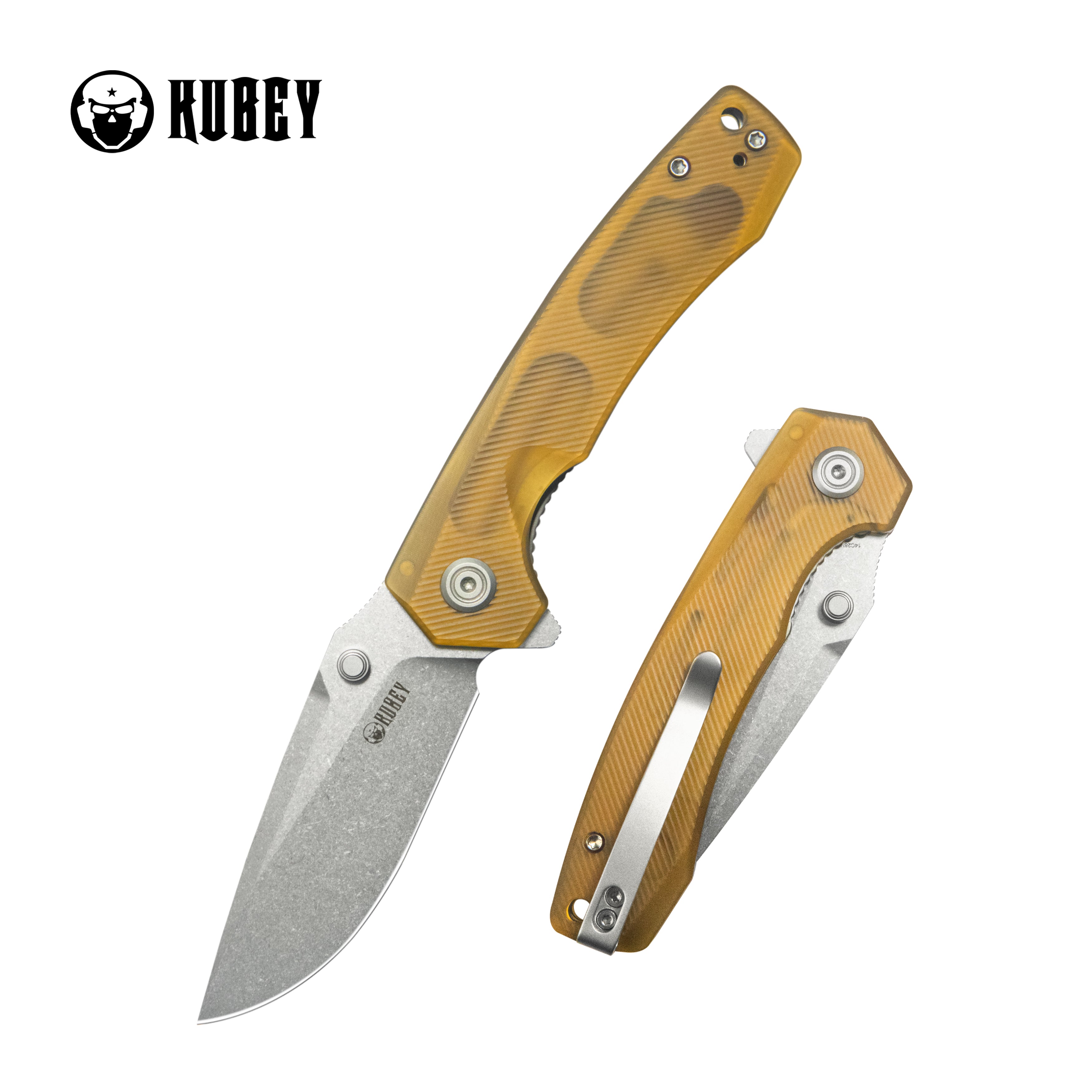 Calyce Liner Lock Flipper Folding Knife Ultem Handle 3.27" Bead Blasted 14C28N KU901R