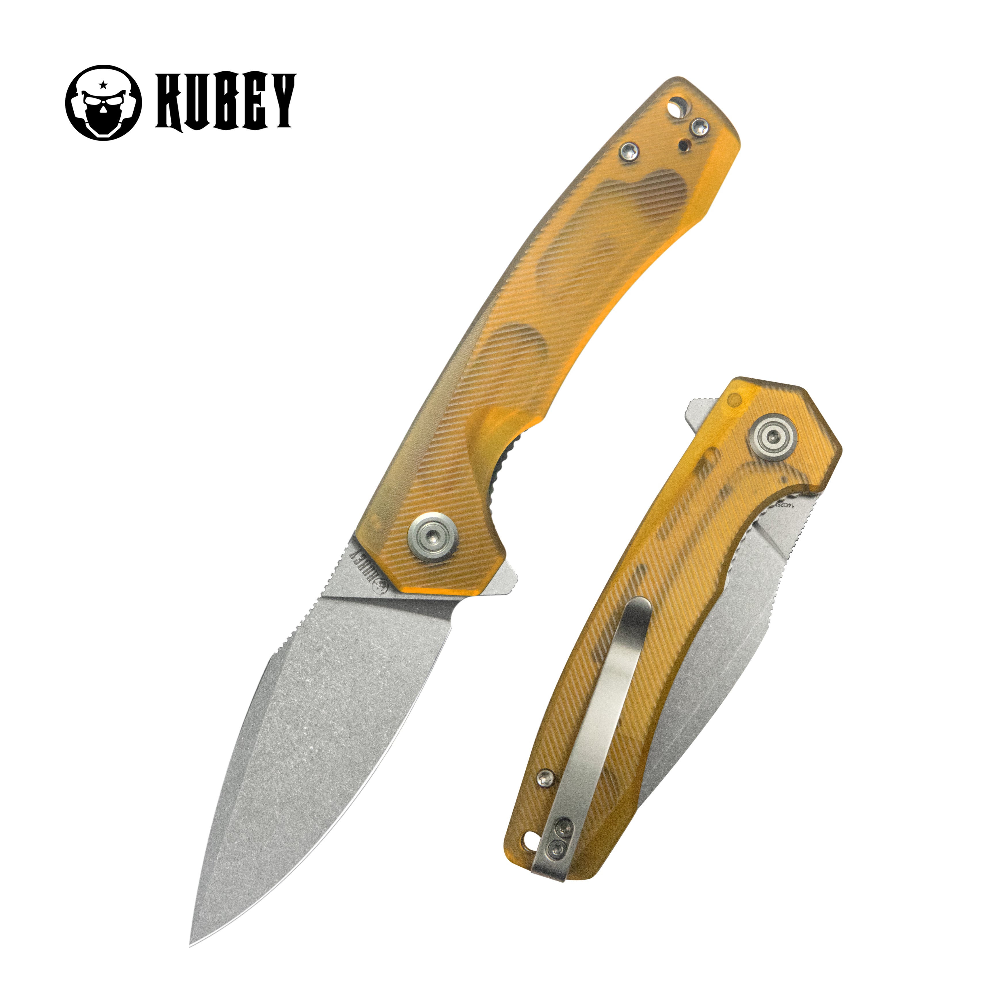 Calyce Liner Lock Flipper Folding Knife Ultem Handle 3.27" Bead Blasted 14C28N KU901W