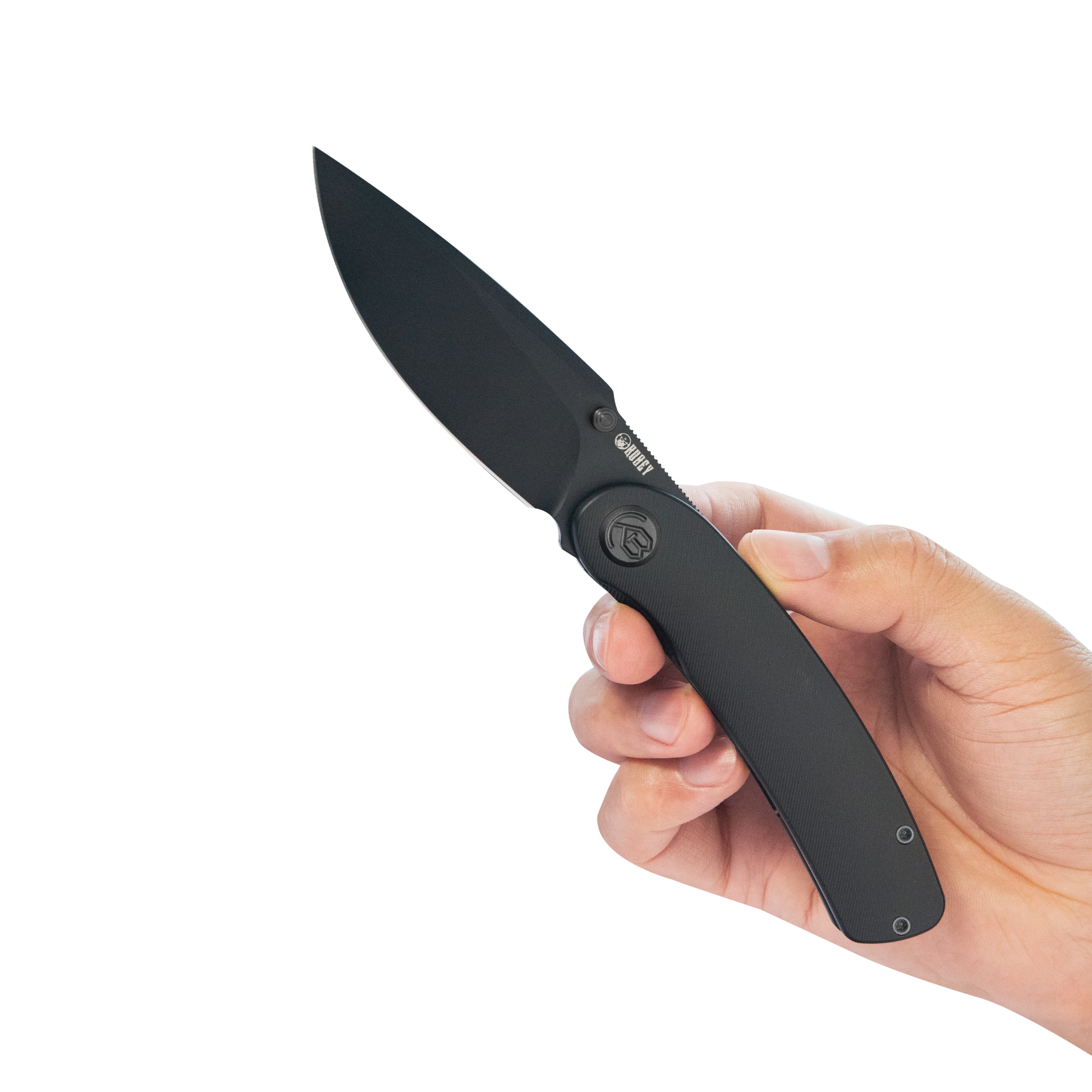 Kubey Momentum Frame Lock Front Flipper Pocket Folding Knife DLC Titanium Handle DLC M390 Blade KB386D