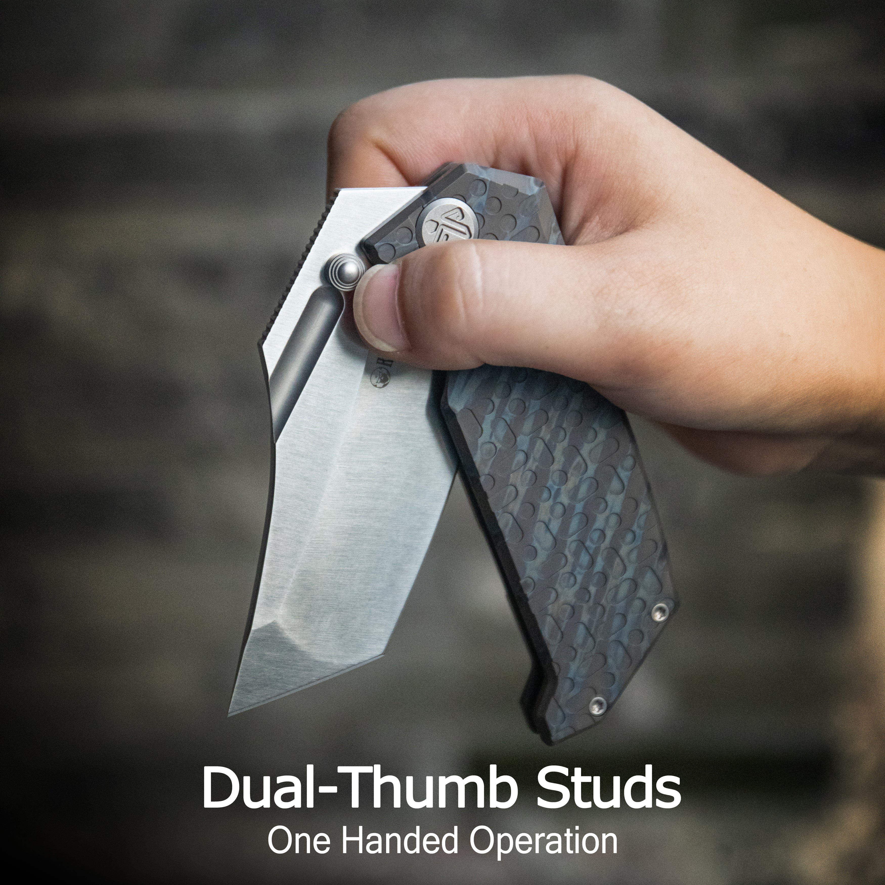 Kubey Hamster Frame Lock Folding Knife Grey Titanium Handle 3.46" Satin 14C28N Blade KU402A