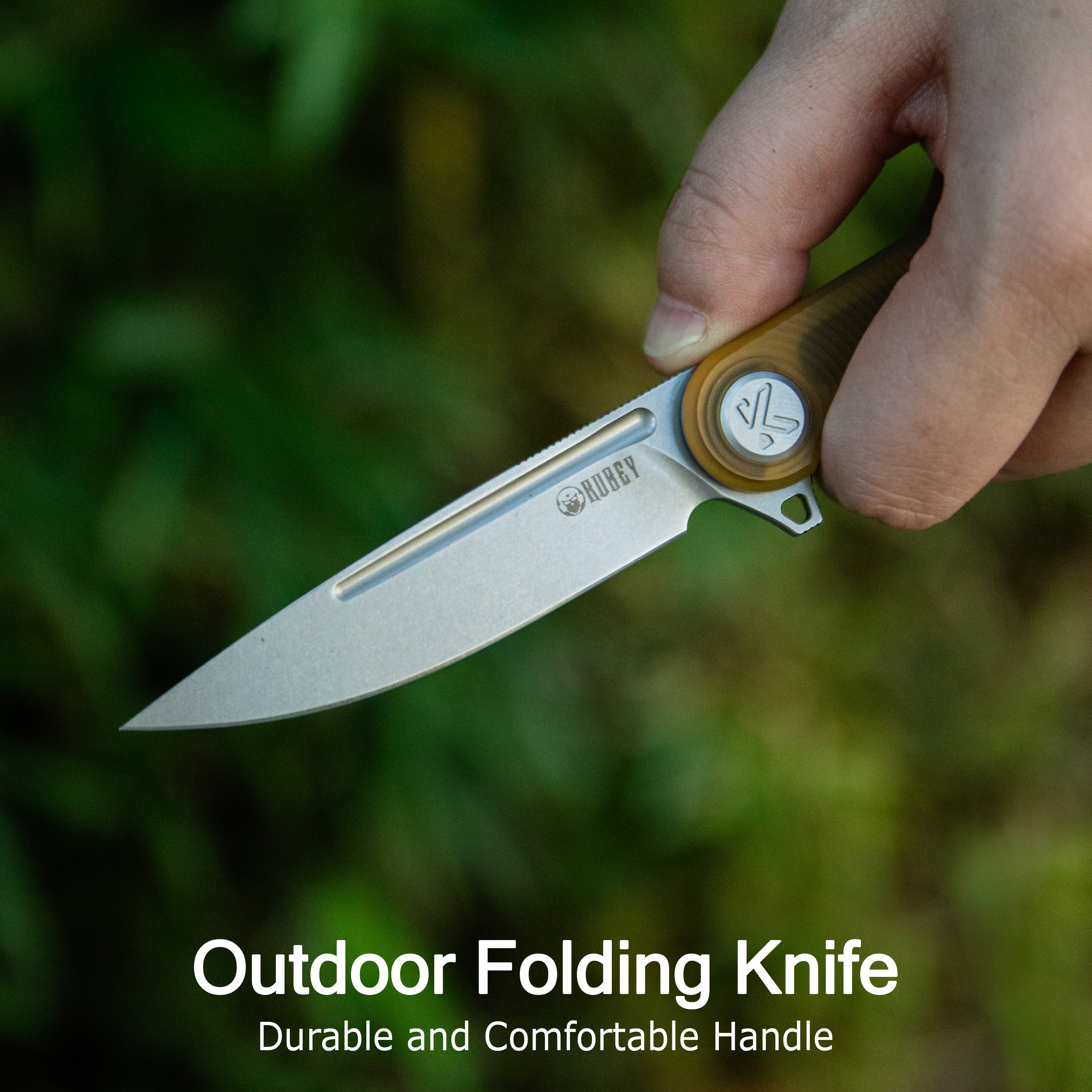 Mizo Liner Lock Flipper Folding Knife Camo G10 Handle 3.15" Bead Blast AUS-10 KU312E