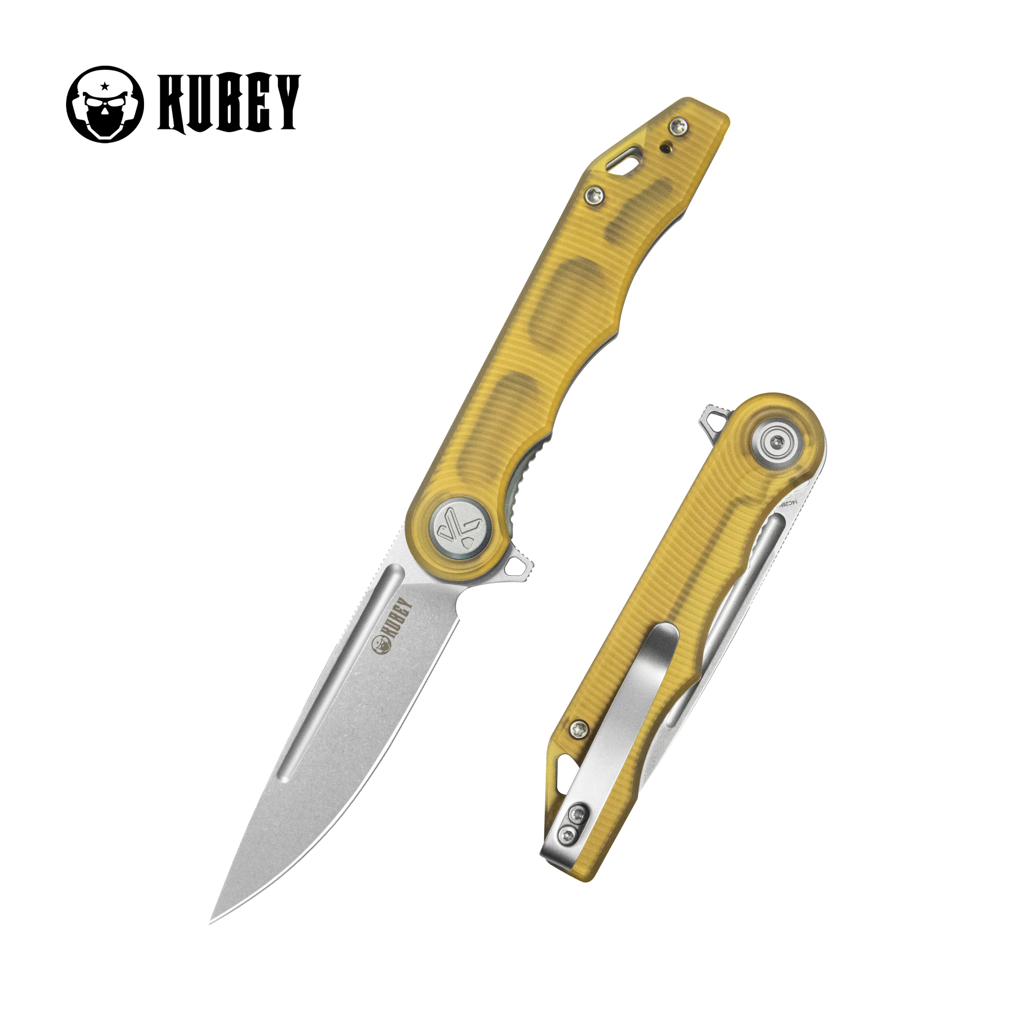 Mizo Liner Lock Flipper Folding Knife Ultem Handle 3.15" Beadblast 14C28N KU312Q