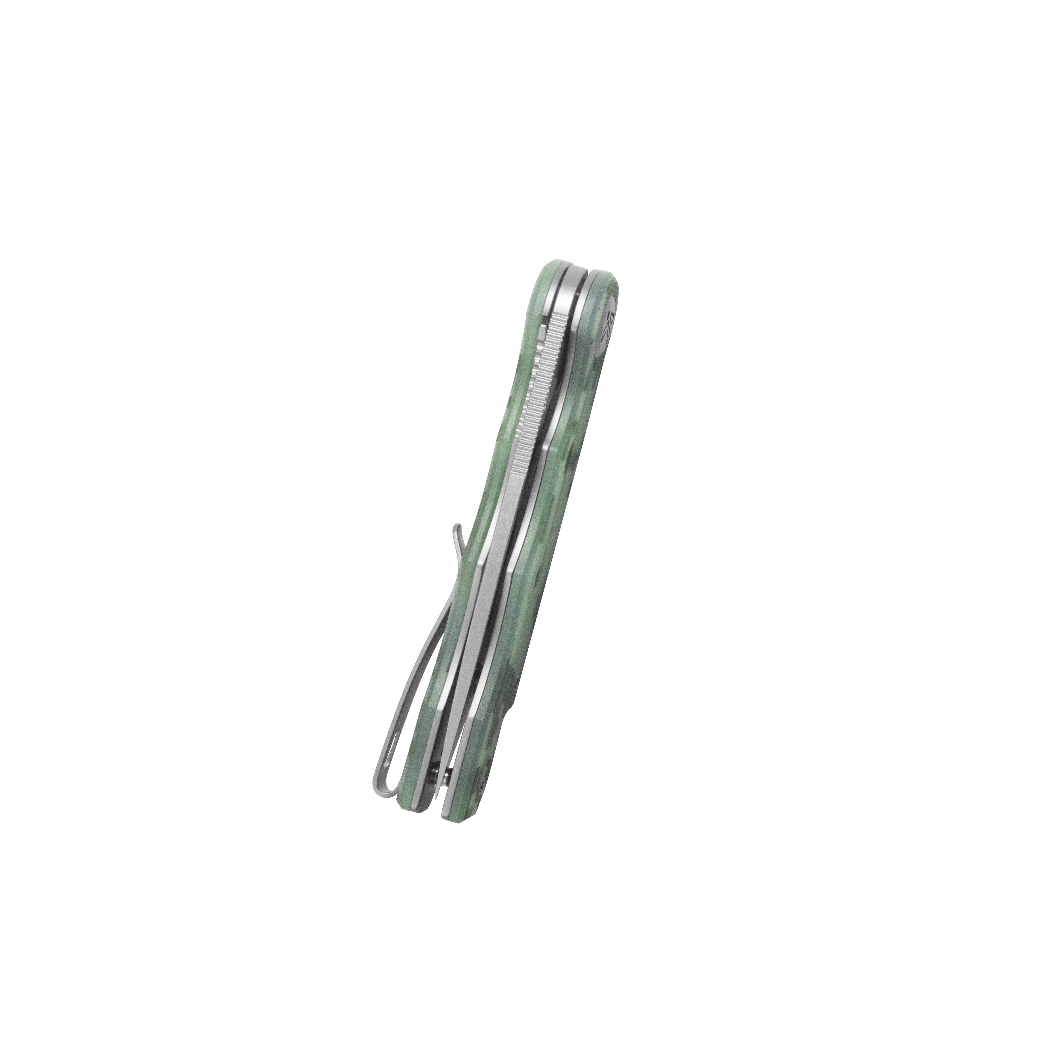 Mizo Liner Lock Flipper Folding Knife Como G10 Handle 3.15" Beadblast 14C28N KU312V