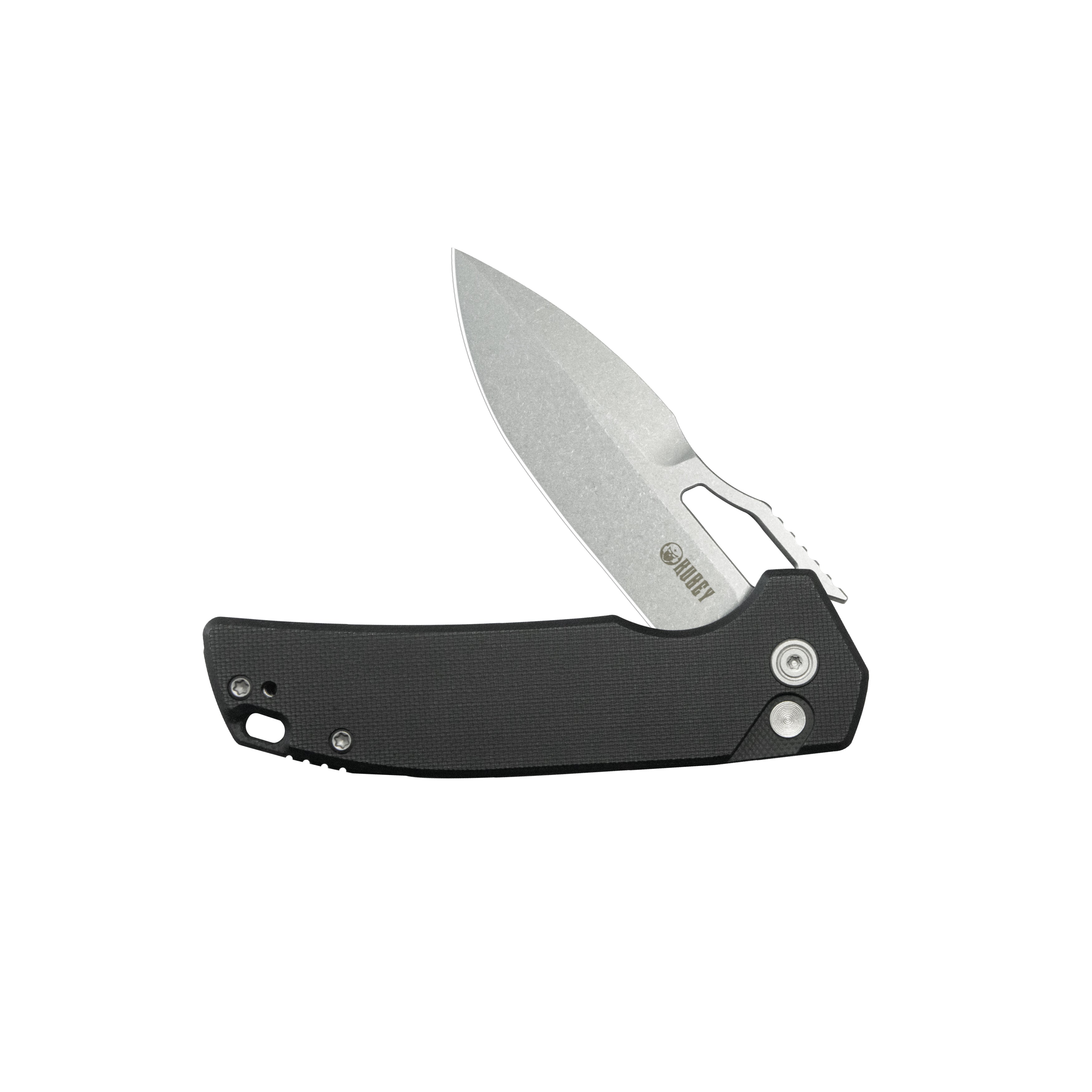 Kubey RDF Pocket Folding Knife Black G-10 Handle 3.11" Beadblast 14C28N Blade Knife KU316N