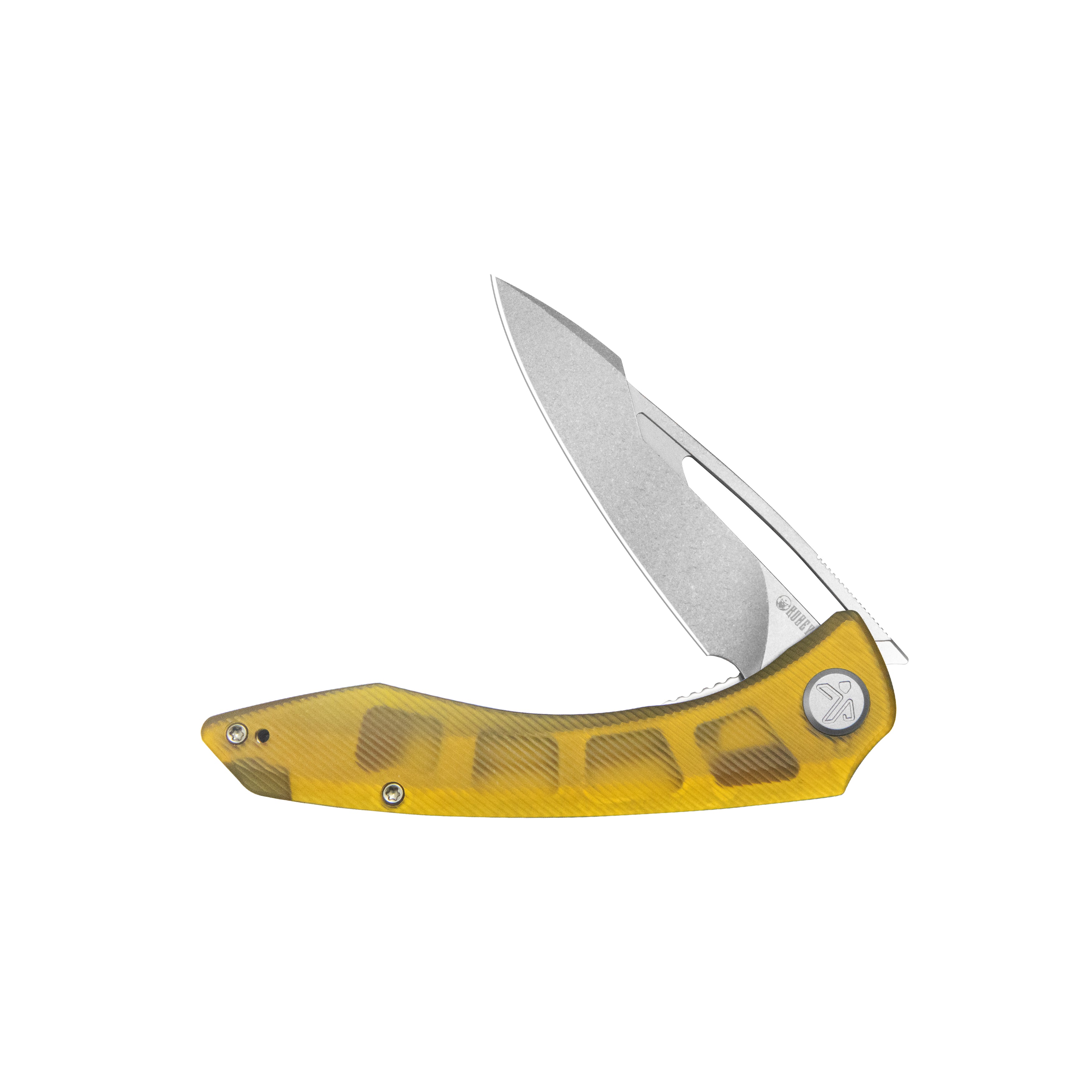 Merced Folding Knife 3.46" Beadblasted 14c28n Blade With Durable Ultem G10 Handle Reliable Tactical Pocket Knife KU345M