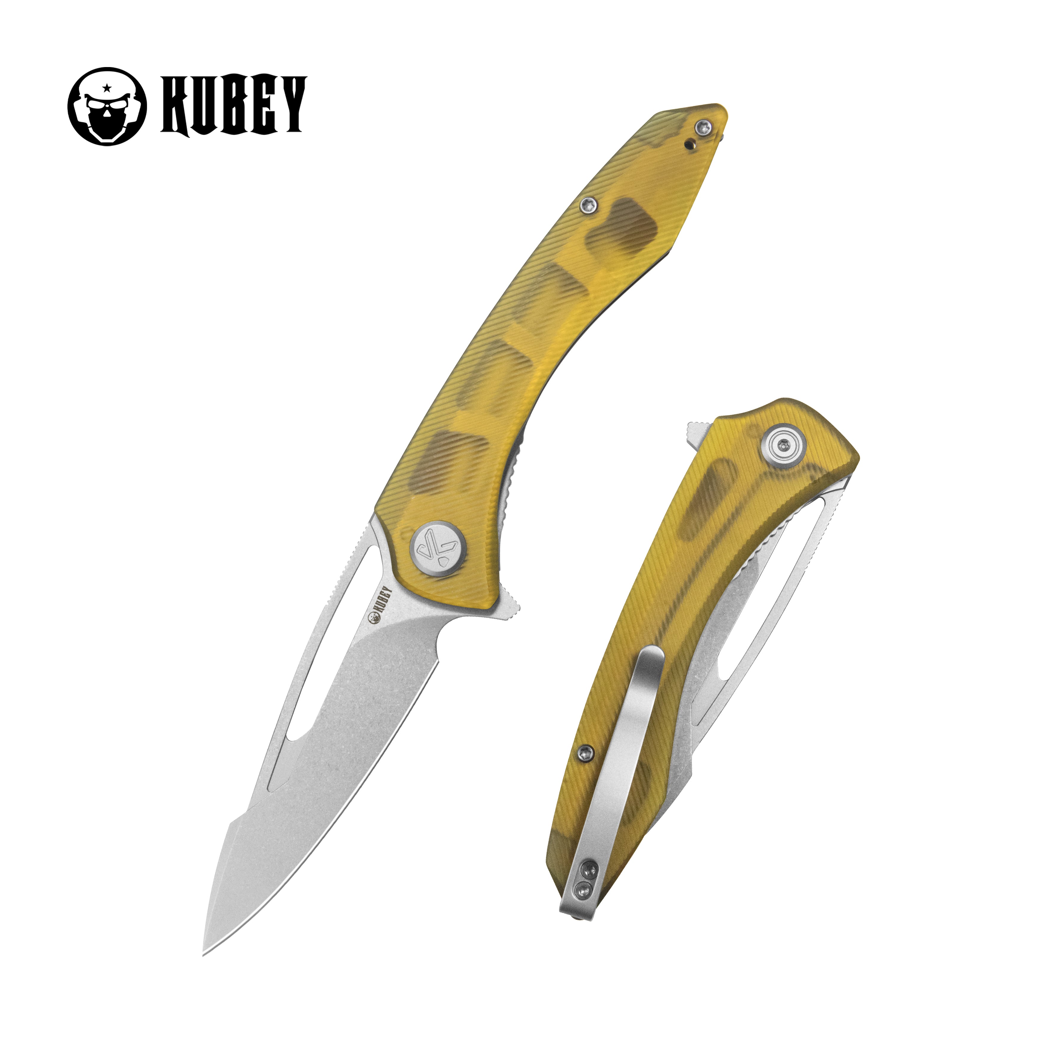 Merced Folding Knife 3.46" Beadblasted 14c28n Blade With Durable Ultem G10 Handle Reliable Tactical Pocket Knife KU345M