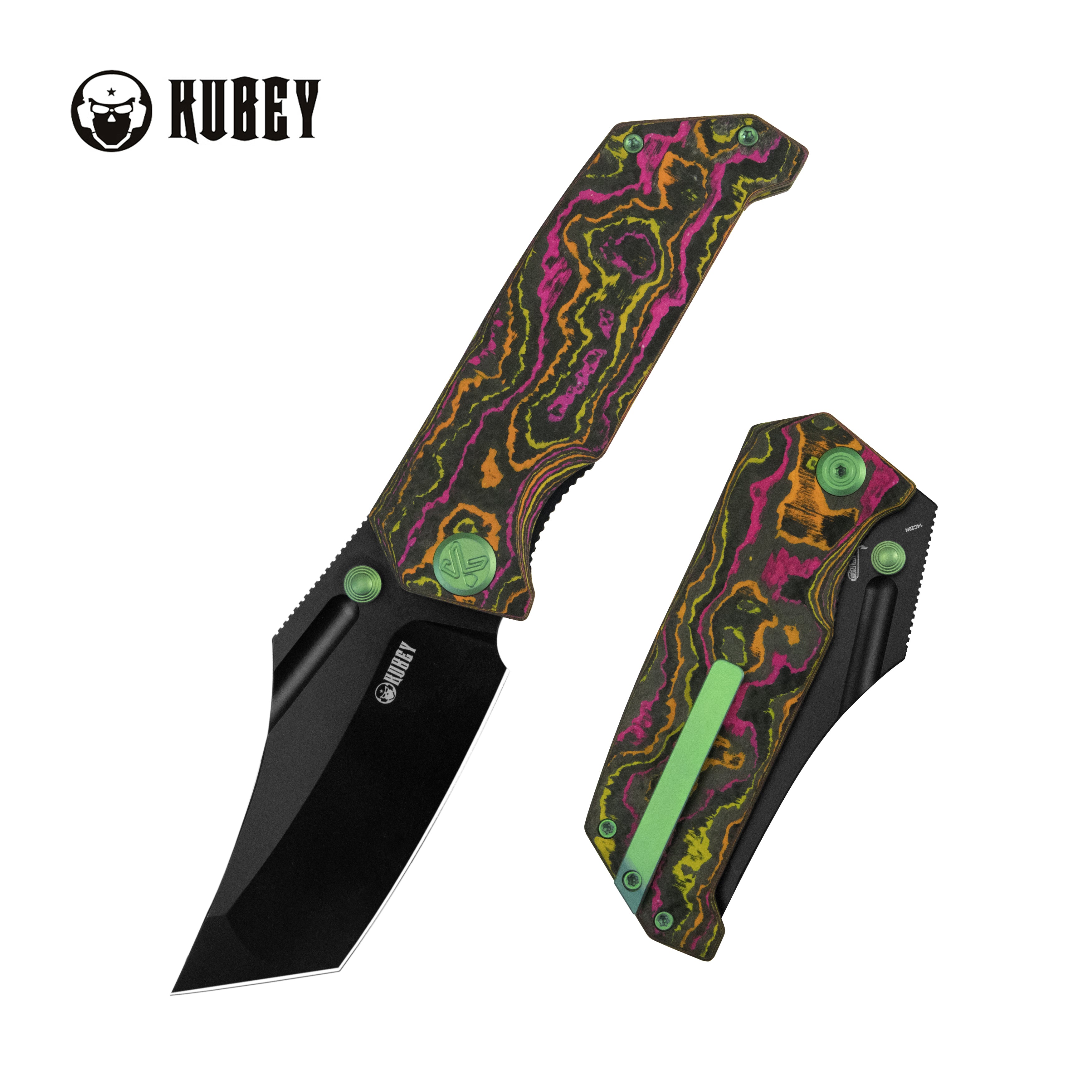 Hamster Suite 2A Outfitters Exclusive Linerlock Black PVD Flo Party Camo KU402N