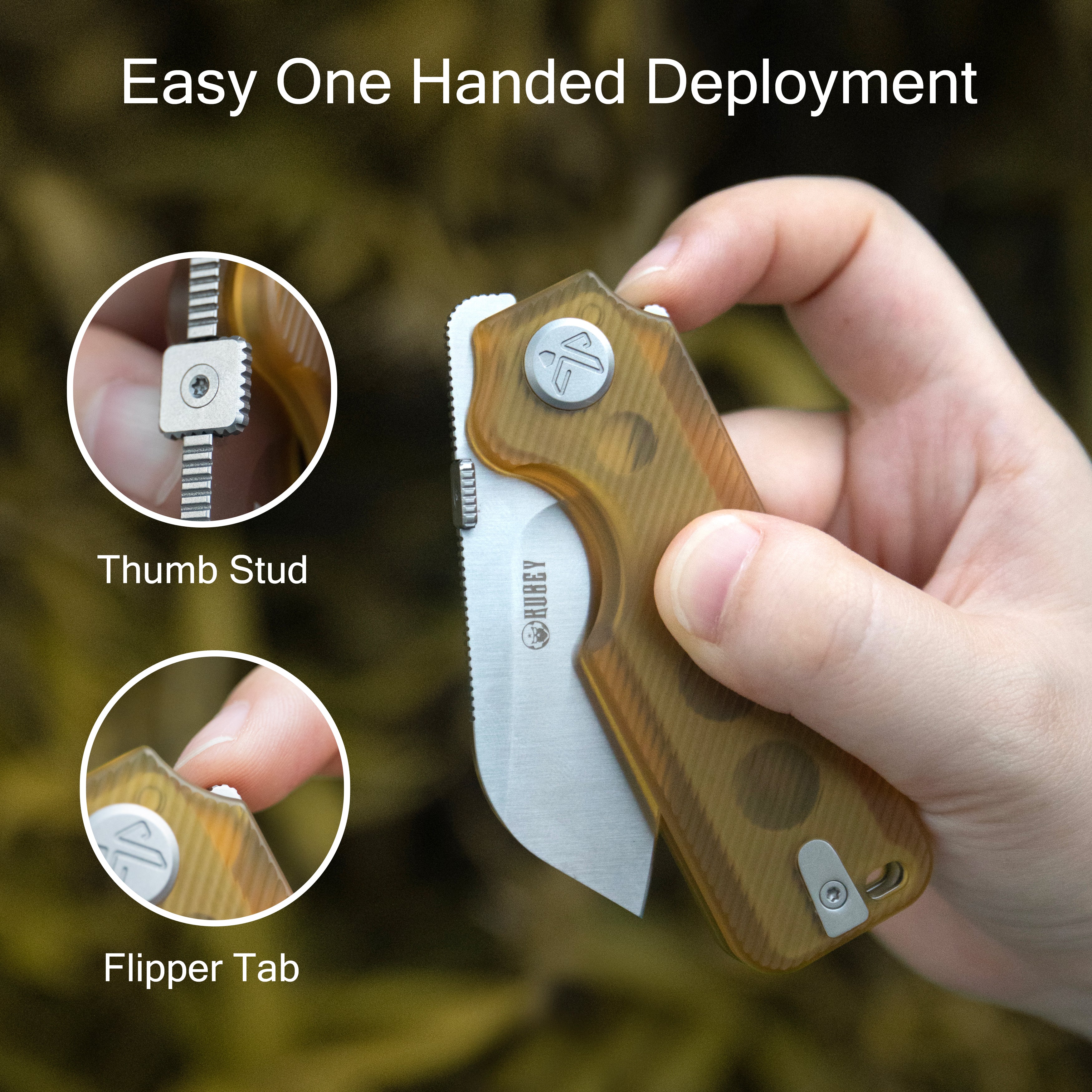 Boxer Liner Lock Flipper Folding Knife Black G10 Handle 2.4" Satin 14C28N KU407A