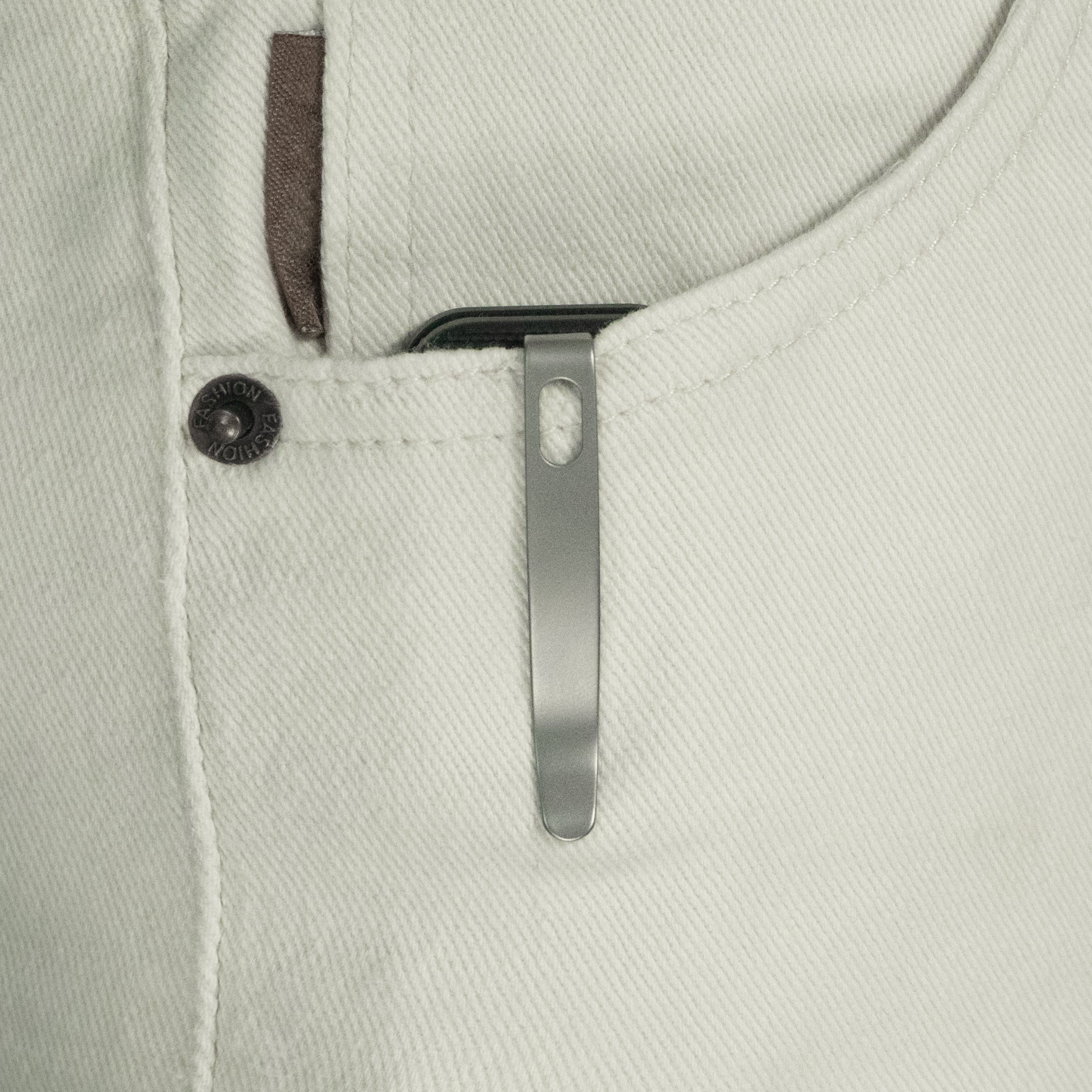 Boxer Liner Lock Flipper Folding Knife Black G10 Handle 2.4" Satin 14C28N KU407A