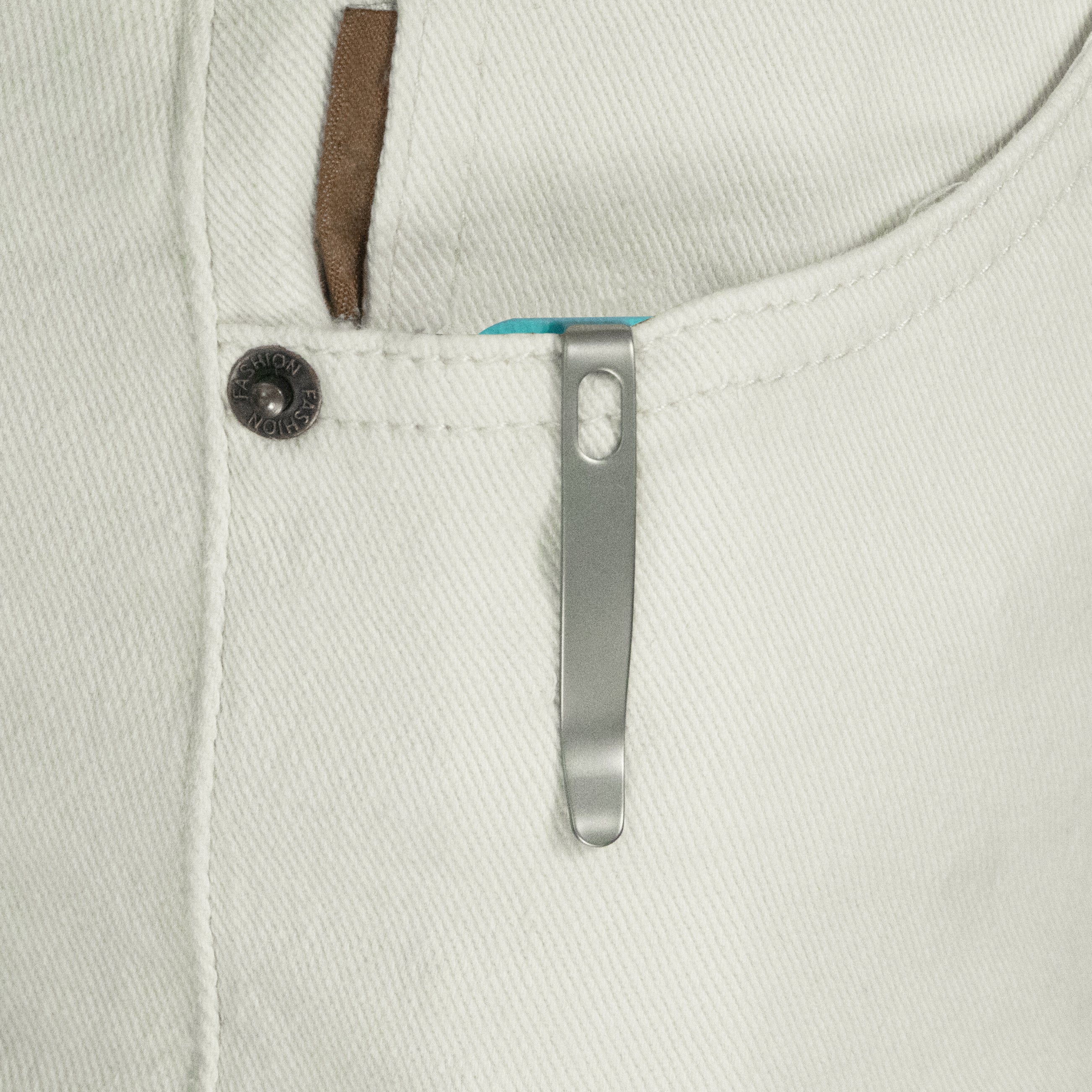 Boxer Liner Lock Flipper Folding Knife Blue G10 Handle 2.4" Satin 14C28N KU407B