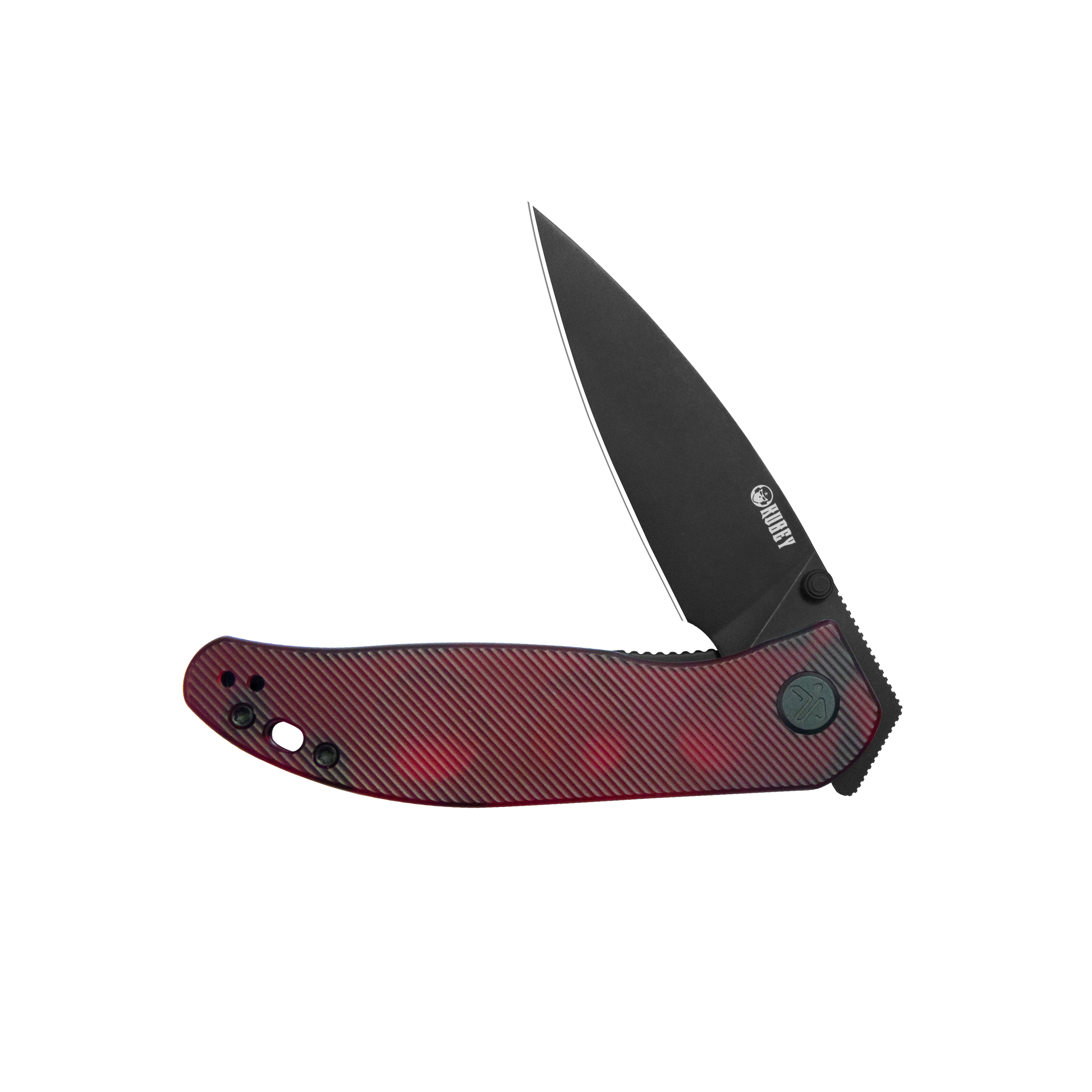 SNUG Linerlock Black Red Polycarbonate KU408E