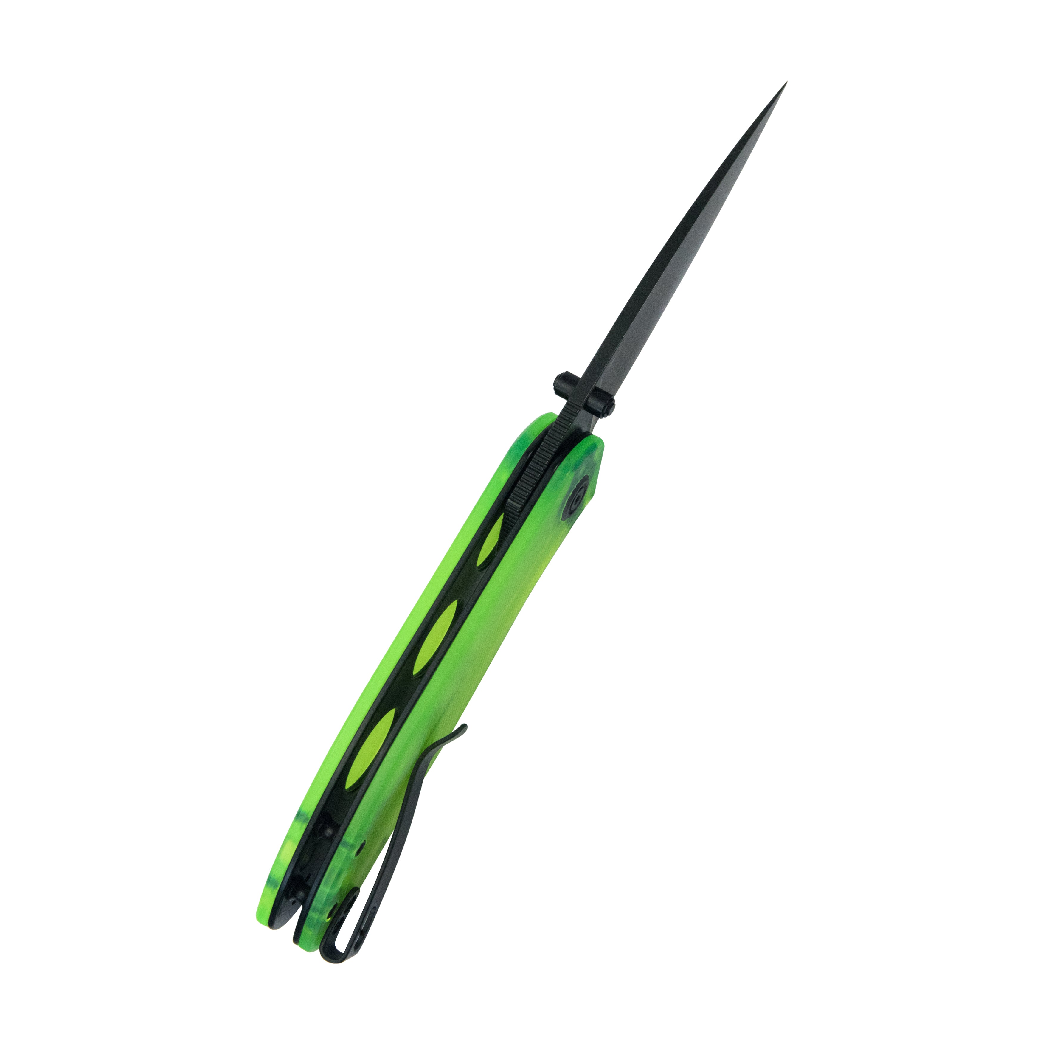 SNUG Linerlock Black Green Glow Polycarbonate KU408F