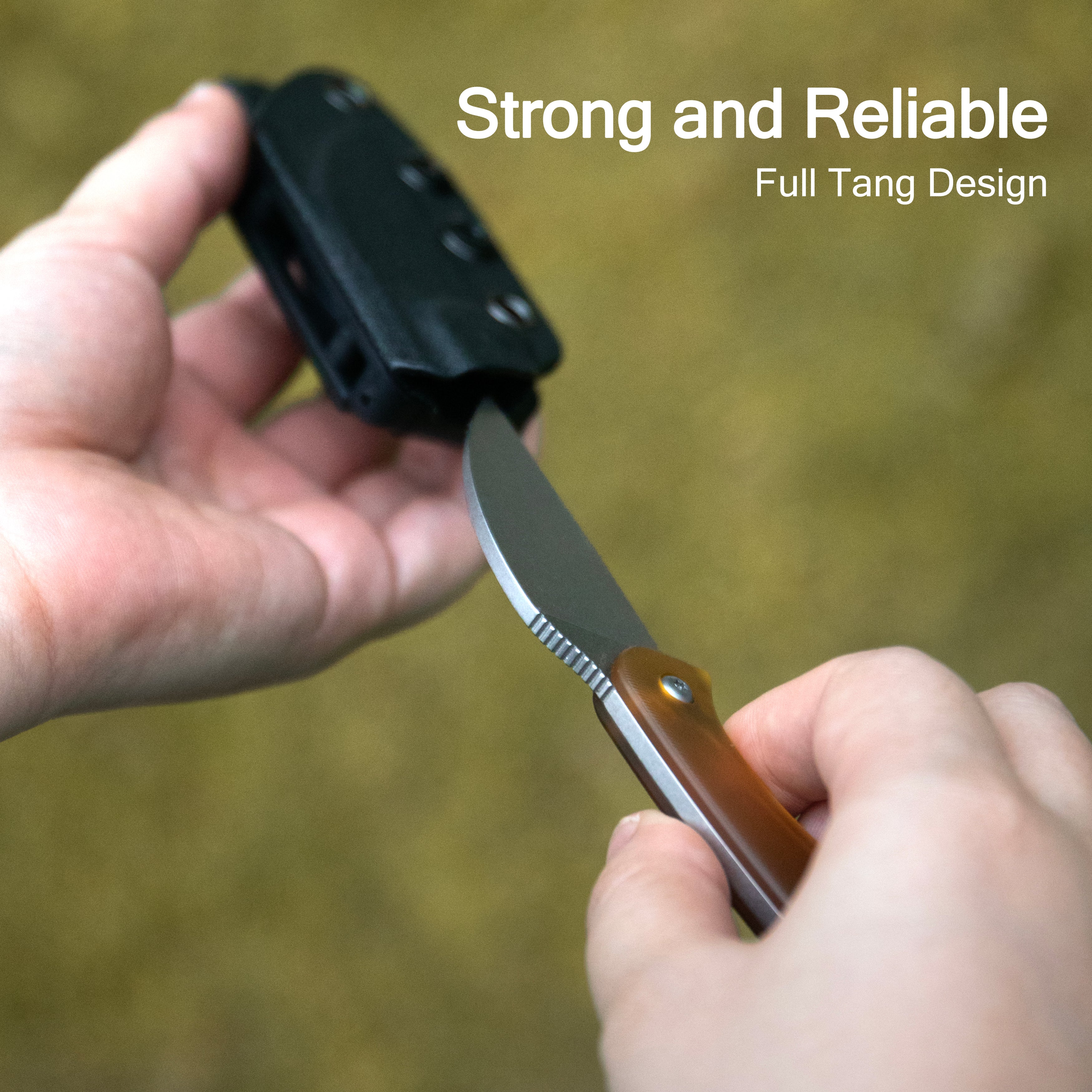 Kubey Pixie Fixed Blade Knife Black G-10 Handle 2.36" Beadblast 14C28N Blade KU424A