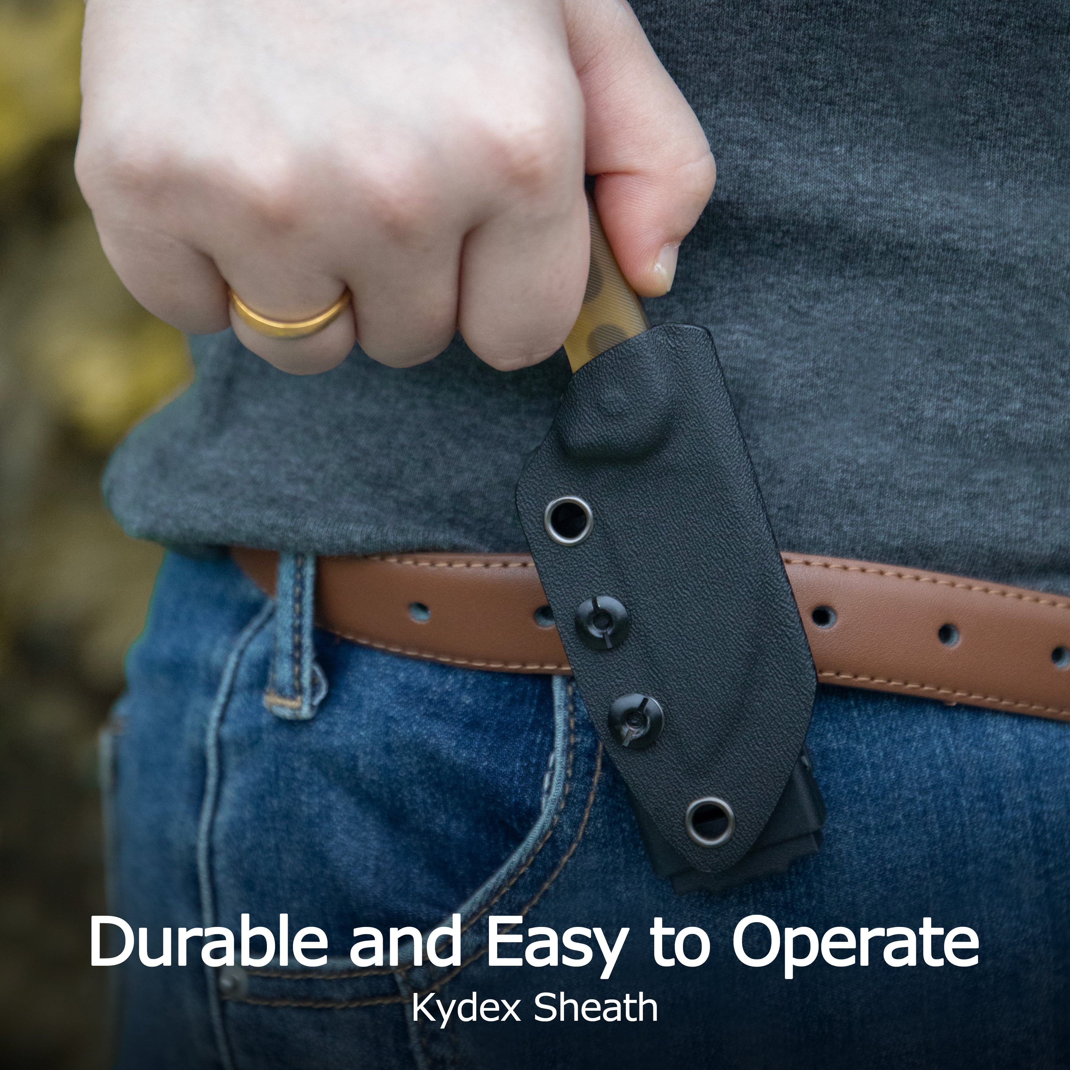 Kubey Pixie Fixed Blade Knife Black G-10 Handle 2.36" Beadblast 14C28N Blade KU424A