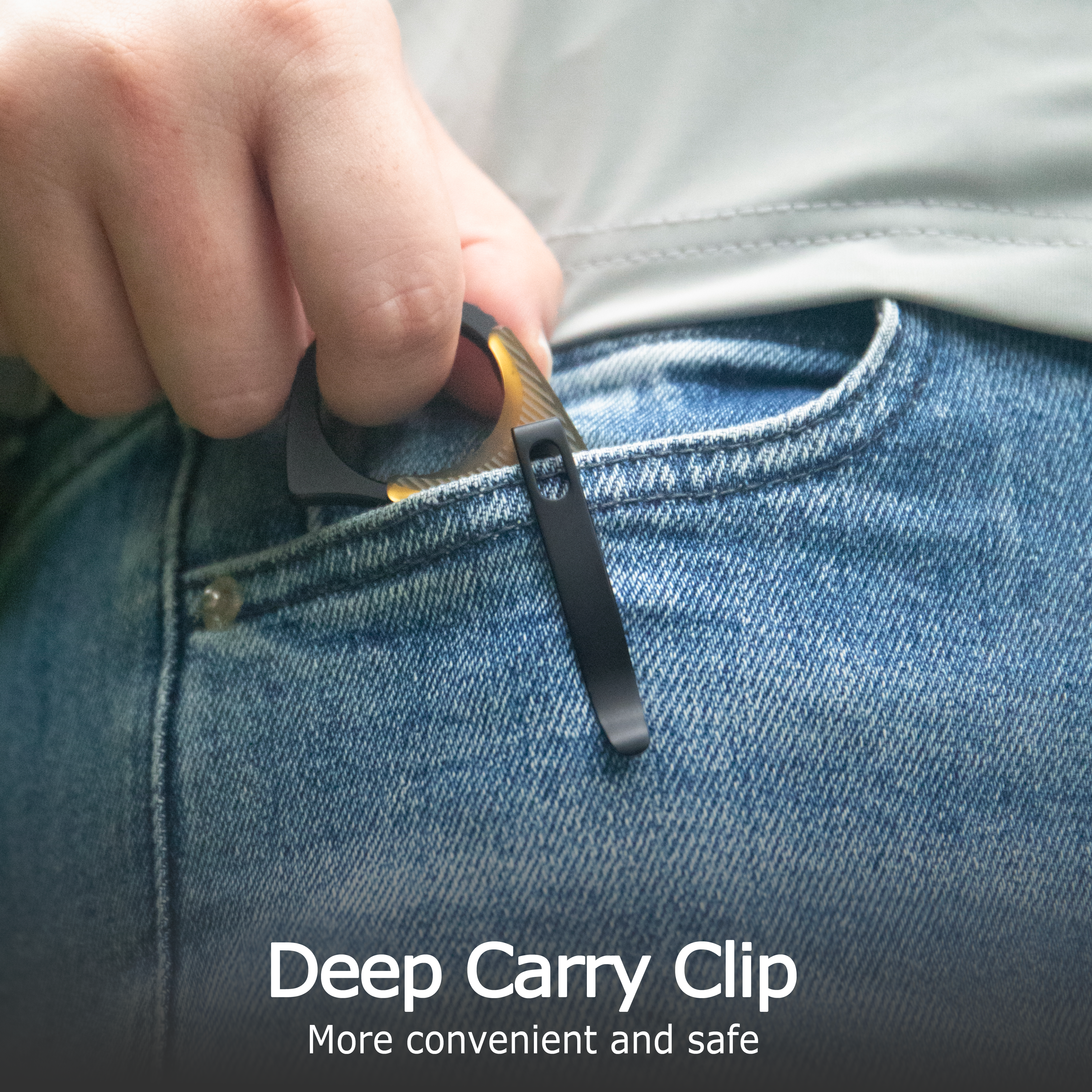 Kubey Jaw Tanto Karambit Folding Knife Black G-10 Handle 2.52" Sandblast 14C28N Blade KU439A