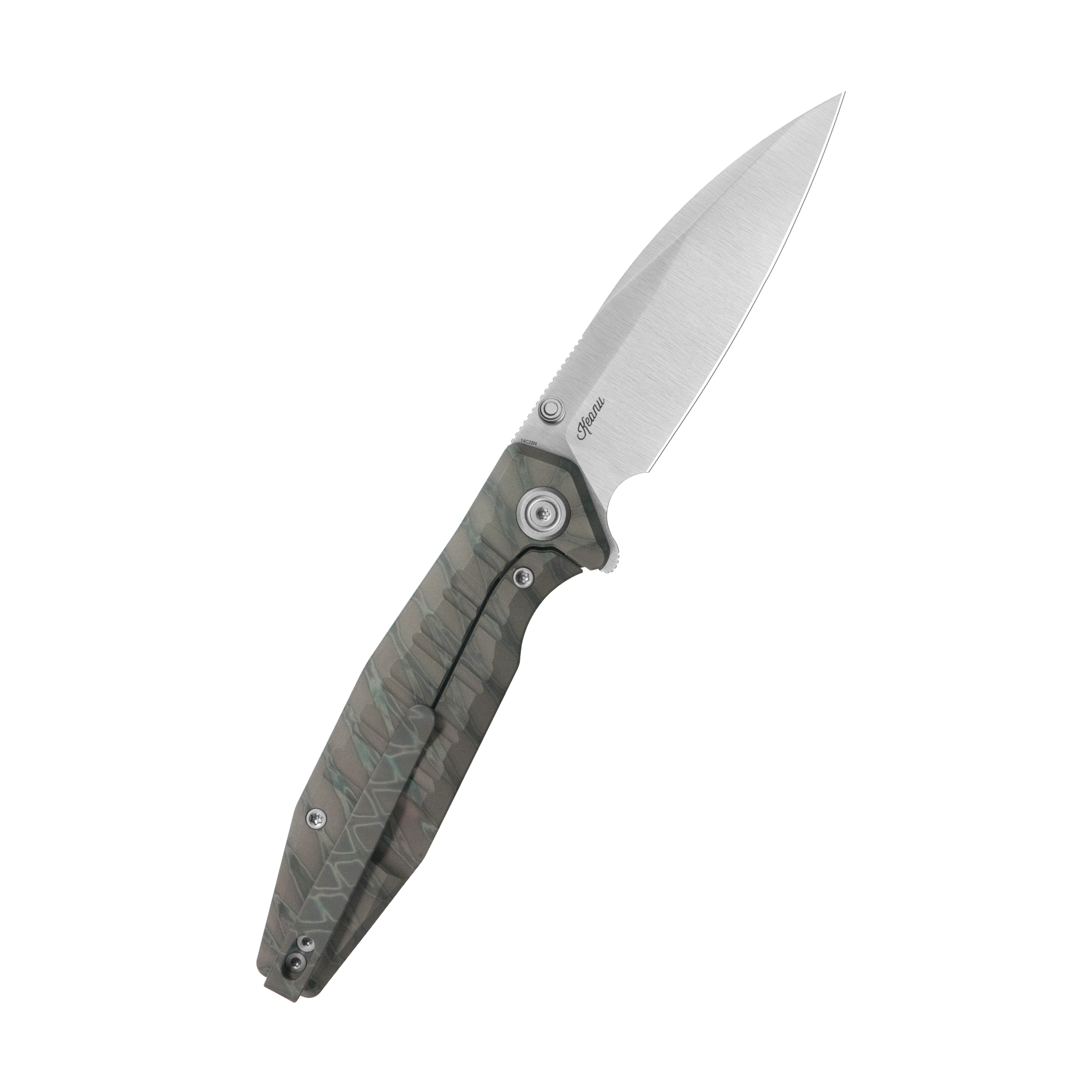 Whammy Framelock Flame Ano Ti KU474C