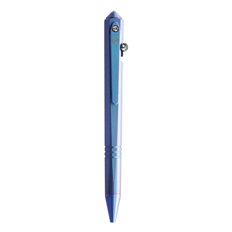 KUBEY Titanium Tactical Pen (Blue)