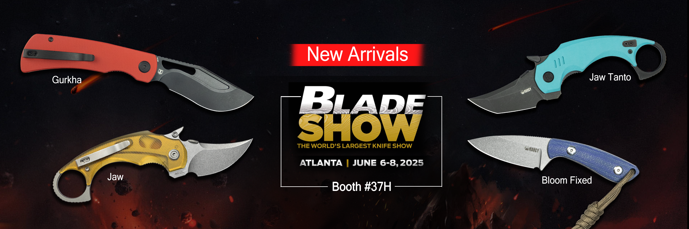 Kubey Knife at Blade Show 2025 Atlanta