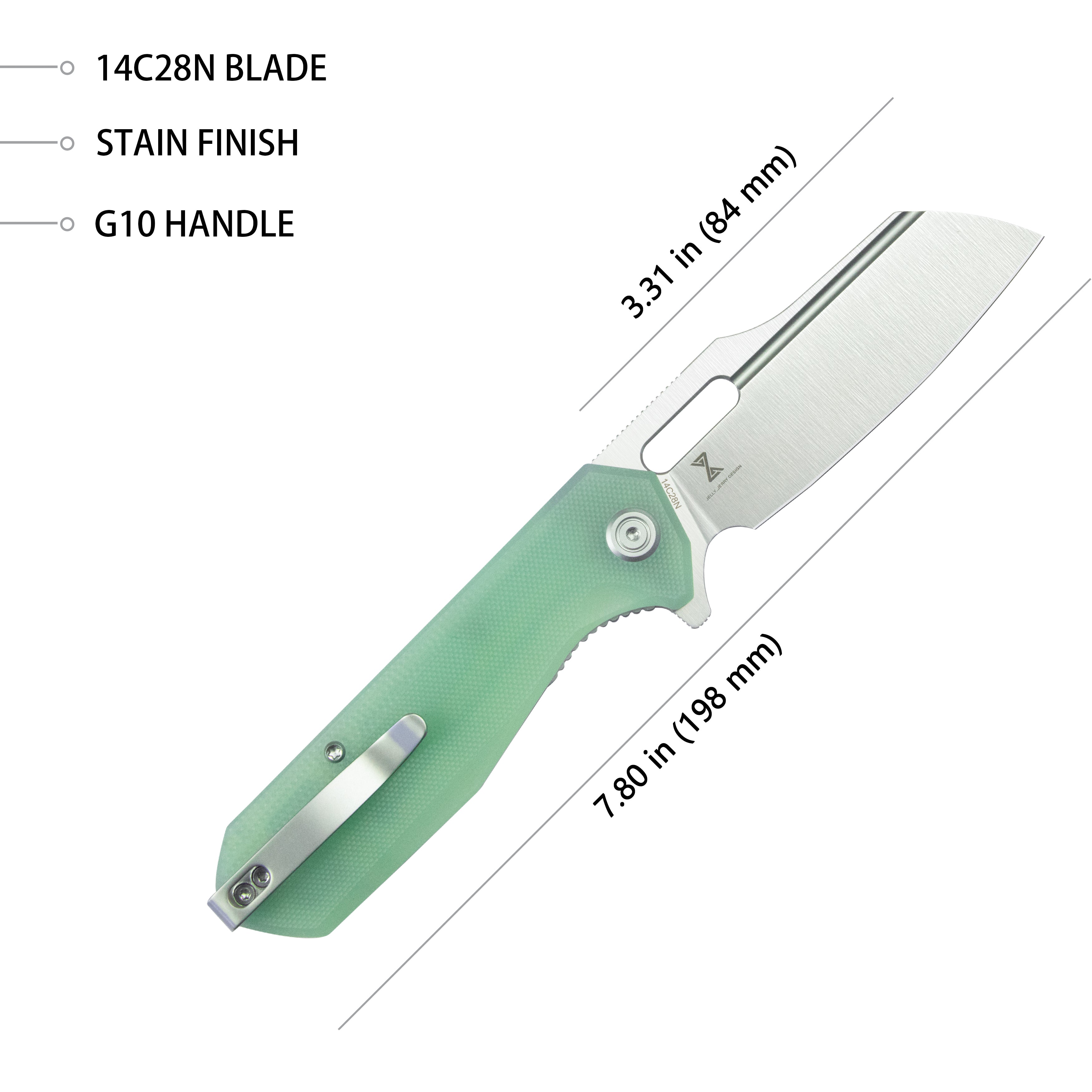 Atlas Linerlock Jade KU328I