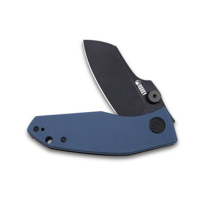 Monsterdog Liner Lock Folding Knife Denim Blue G10 Handle 2.95" Darkwashed 14C28N KU337B