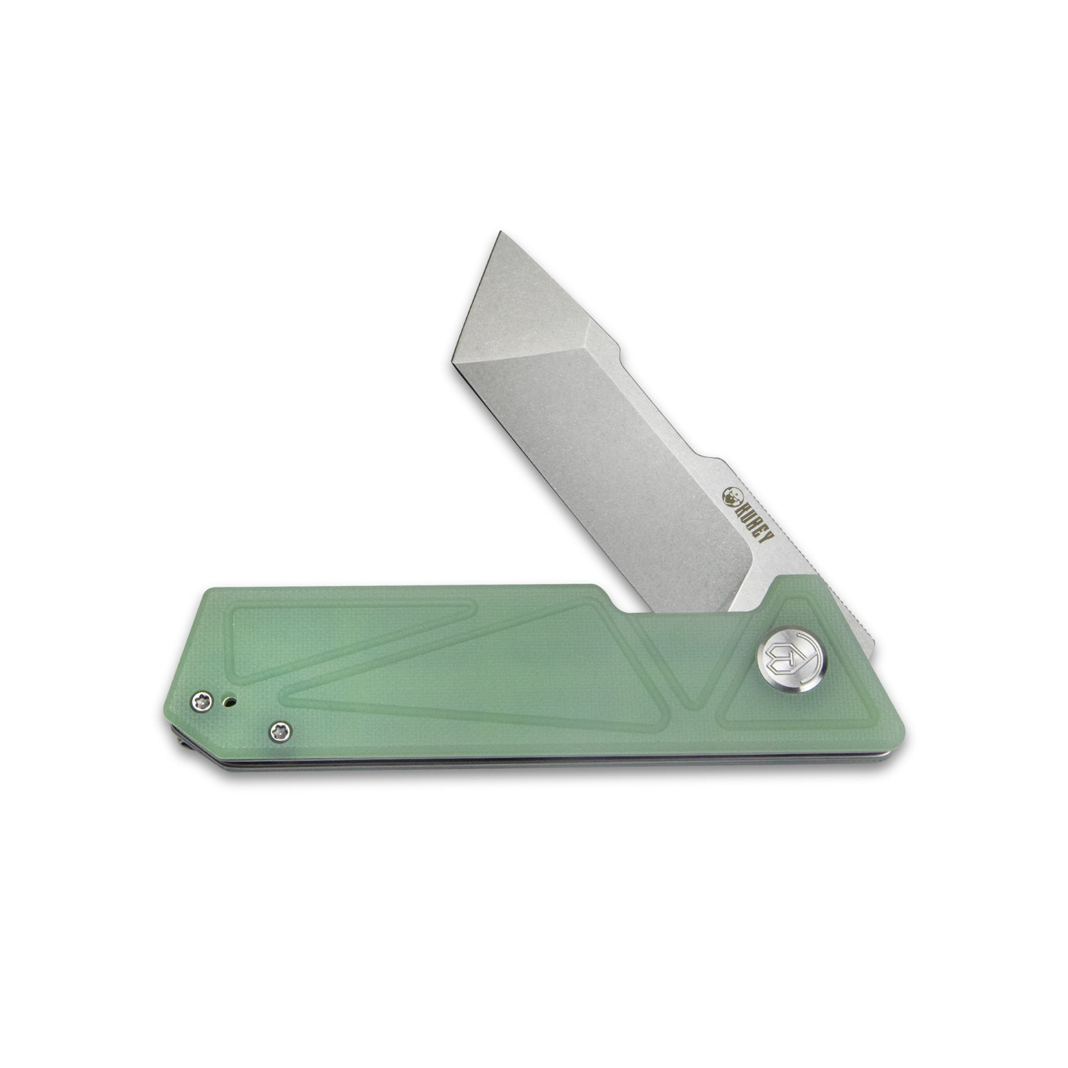 Avenger Outdoor Edc Folding Pocket Knife Jade G10 Handle 3.07" Bead Blast D2 KU104E