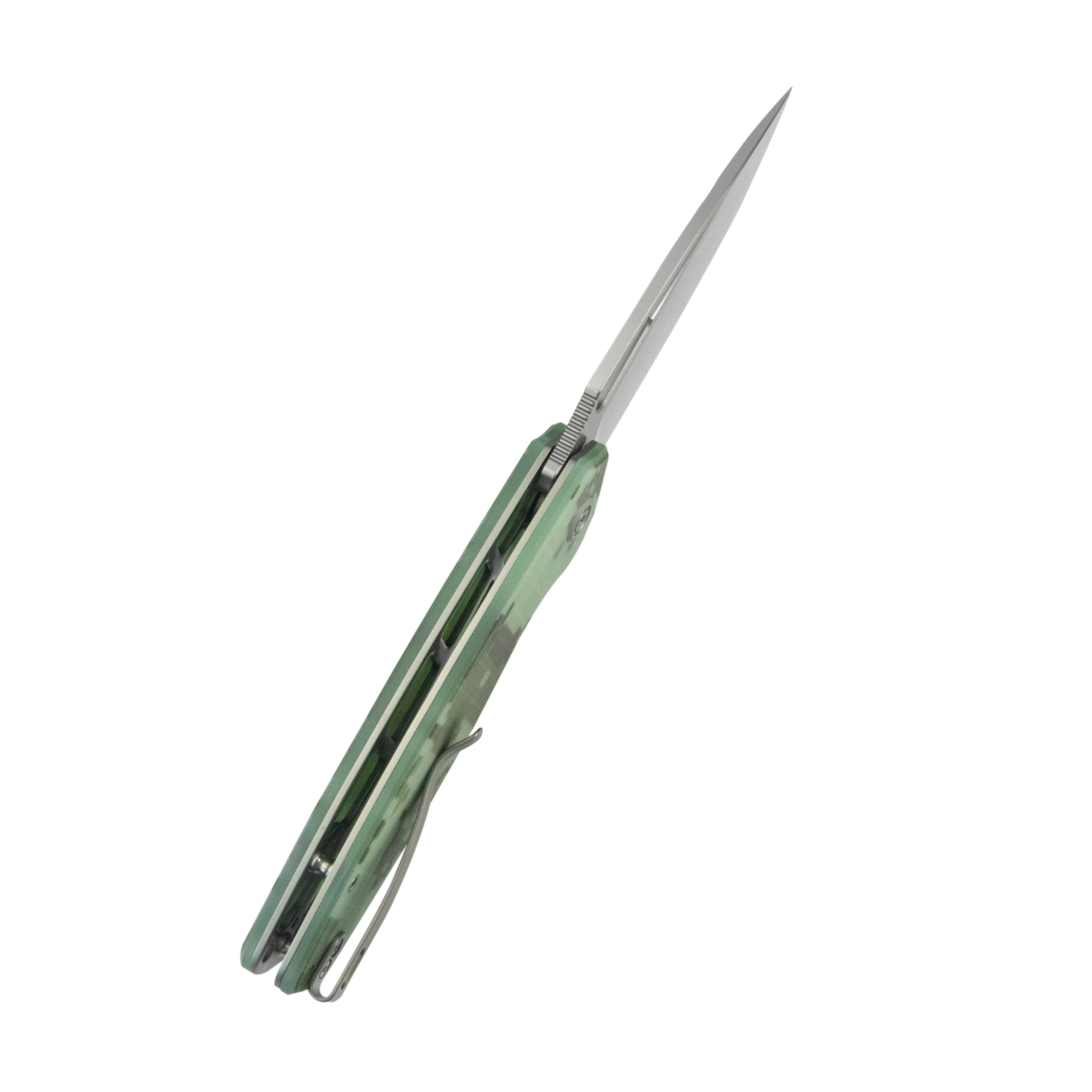 Tityus Liner Lock Flipper Folding Knife Como Handle 3.39" Beadblast 14C28N KU322Q