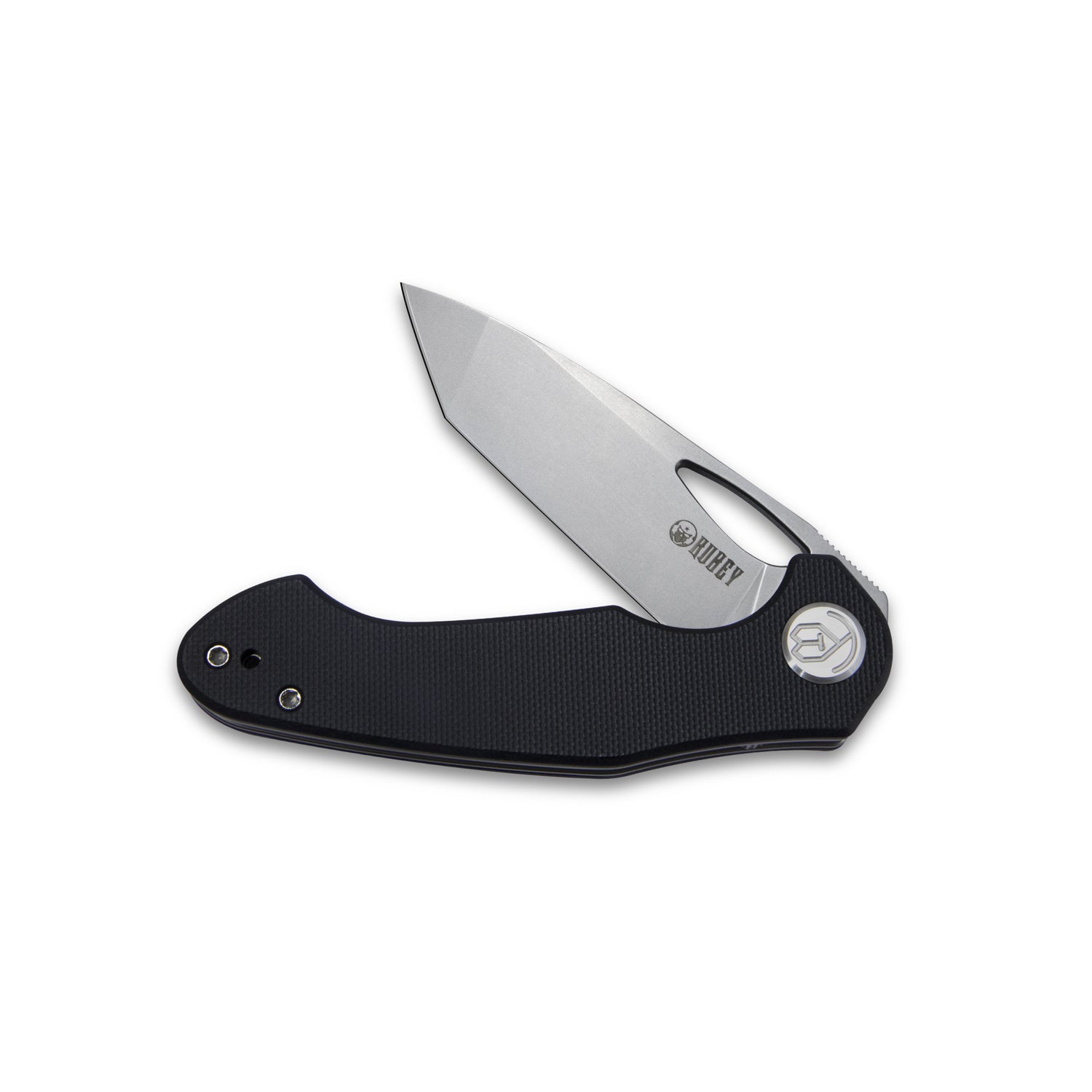 Kubey Dugu Liner Lock Folding Knife Black G10 Handle 2.91''  Beadblasted 14C28N Blade KU159C