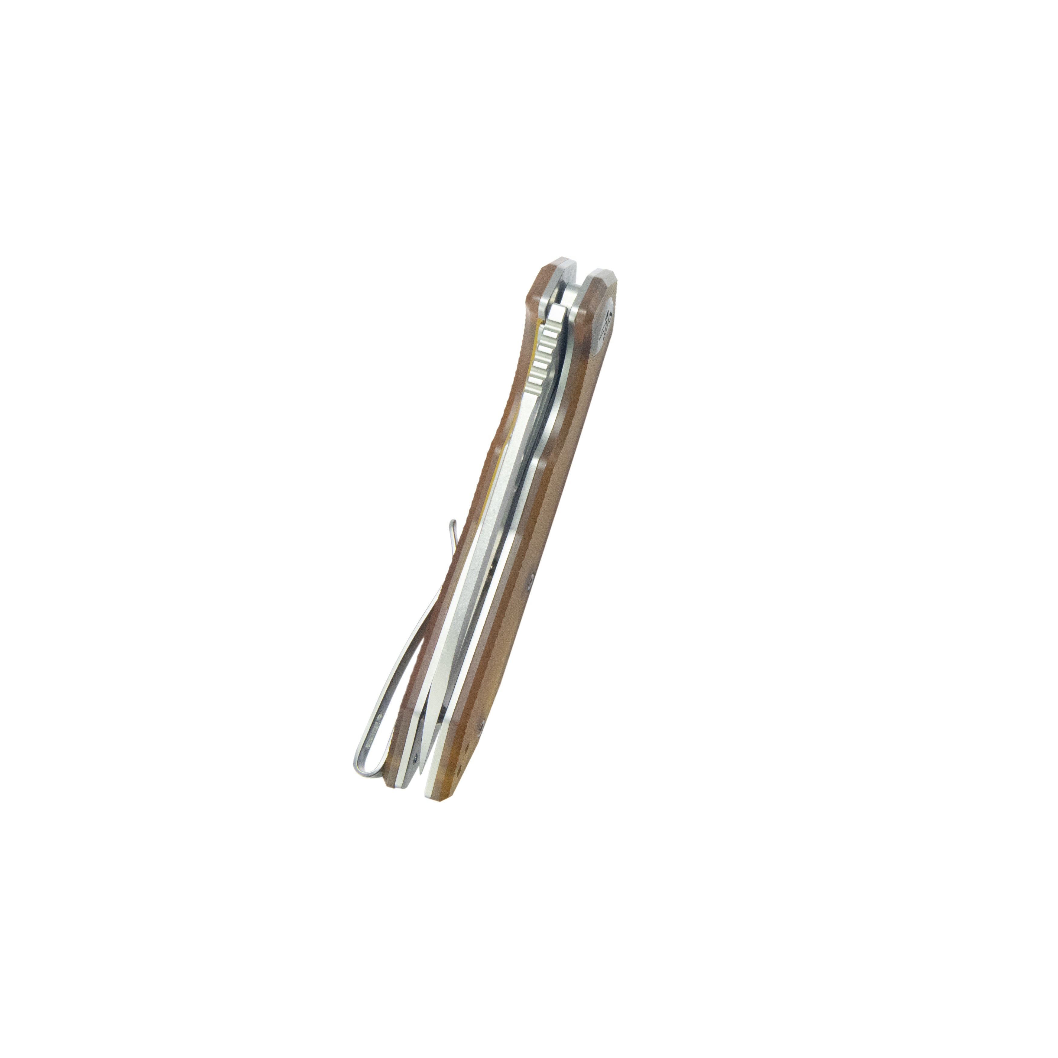 Kubey Vagrant Liner Lock Folding Knife Ultem Handle 3.1" Beadblast 14C28N KU291Q