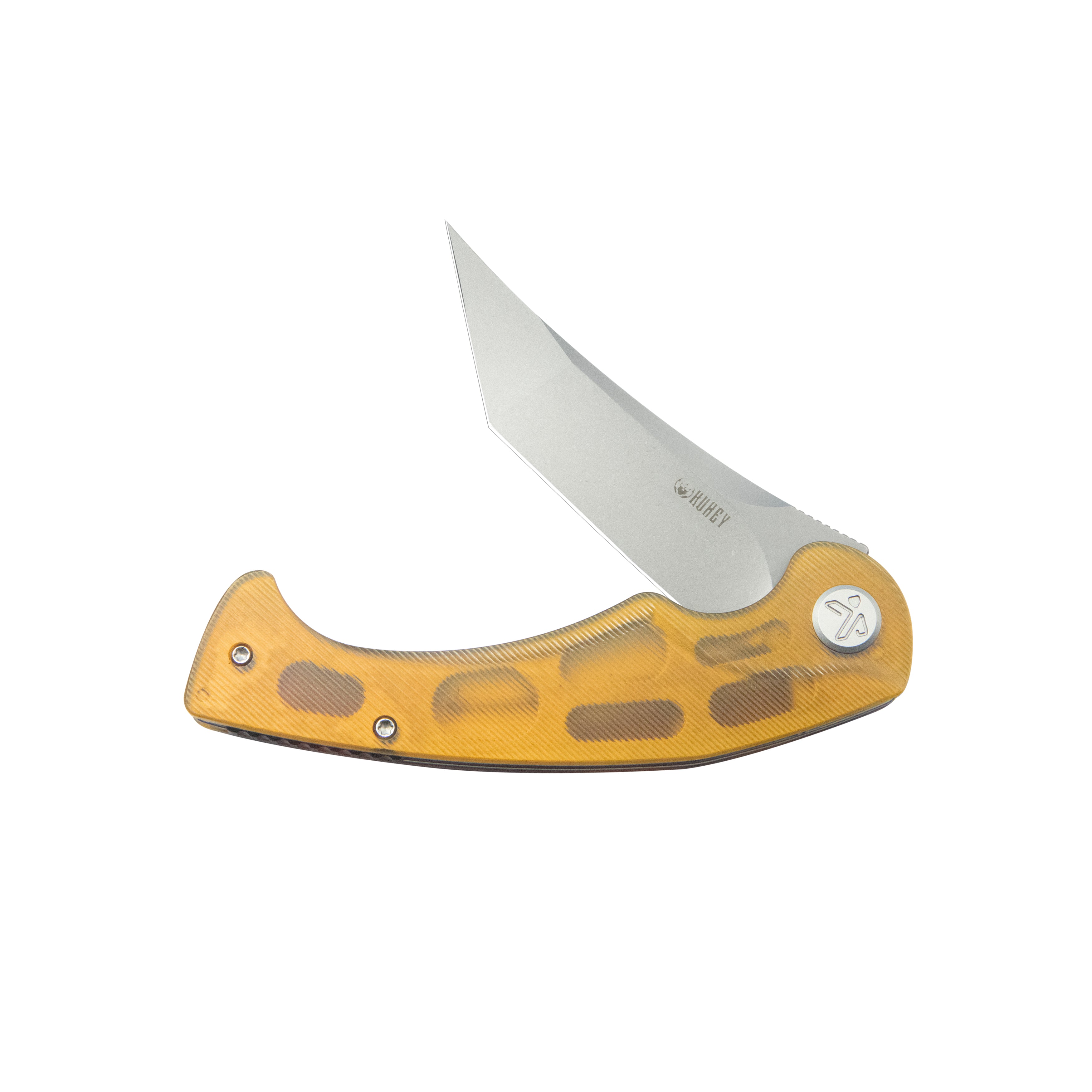 Scimitar Tanto Liner Lock Hunting Folding Knife Ultem Handle 3.46" Beadblast 14C28N KU175C