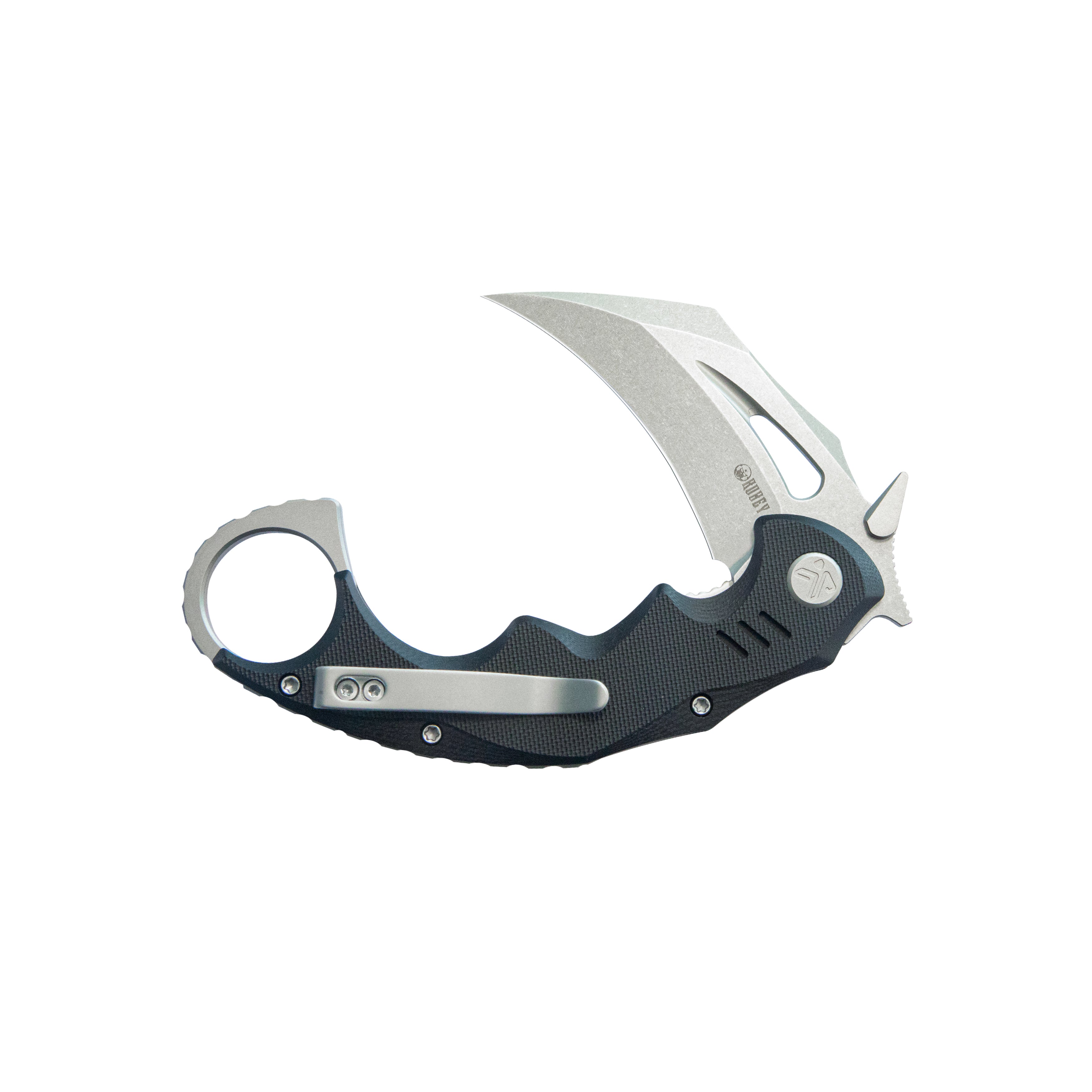 Mini Wrath Karambit Folding Knife Black G-10 Handle 2.44" Beadblast 14C28N Blade KU262A