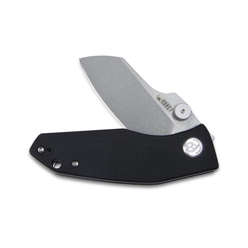 Monsterdog Liner Lock Folding Knife Black G10 Handle 2.95" Bead Blasted 14C28N KU337A
