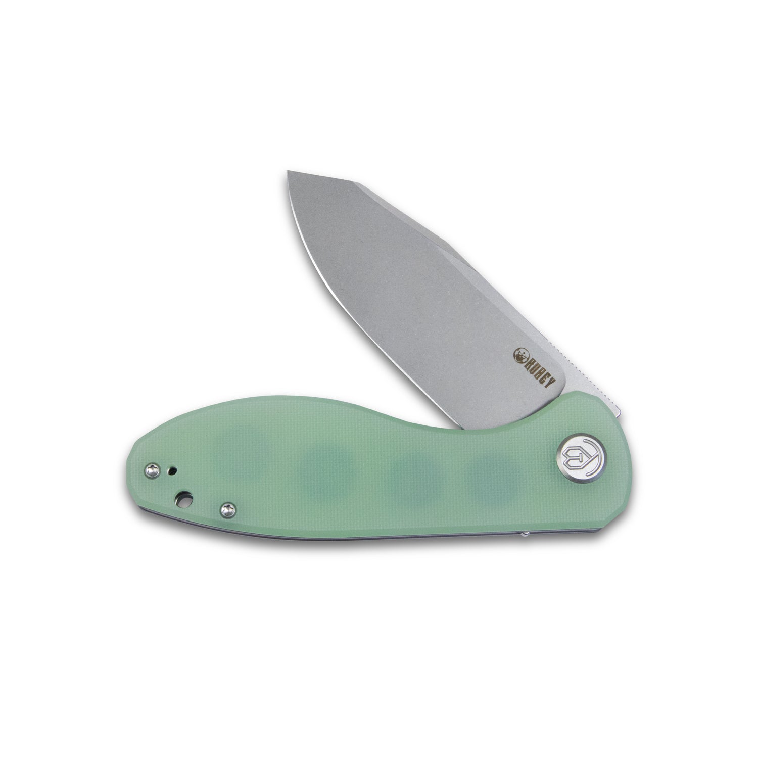 Master Chief Klappmesser Outdoor Folding Pocket Knife Jade G10 Handle 3.43" Beadblast AUS-10 KU358C