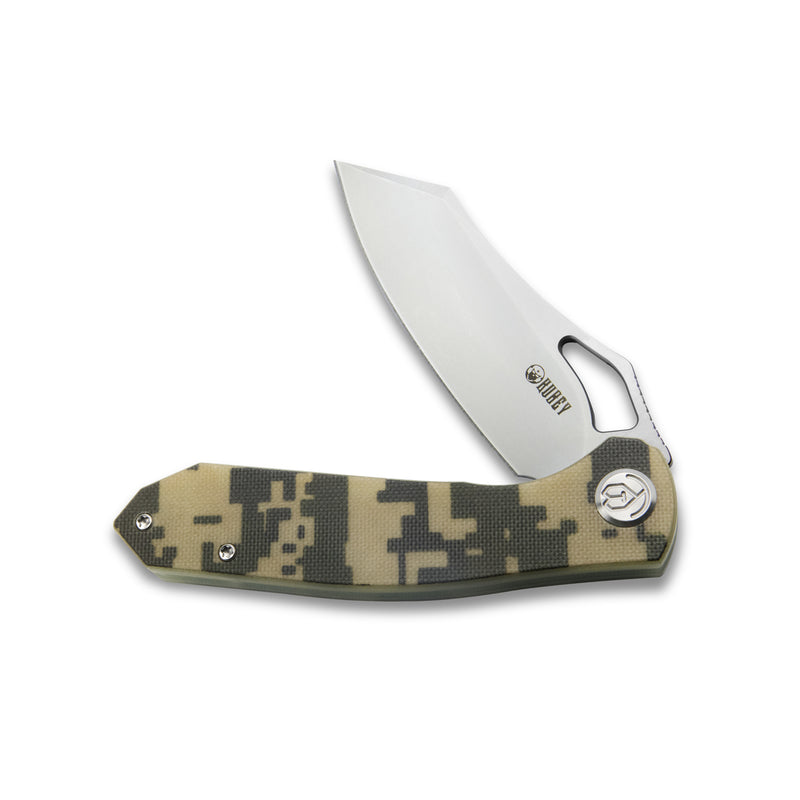New Drake Nest  Lliner Lock Folding Knife CamoG10 Handle (3.4' Sandblast S30V) KU310B