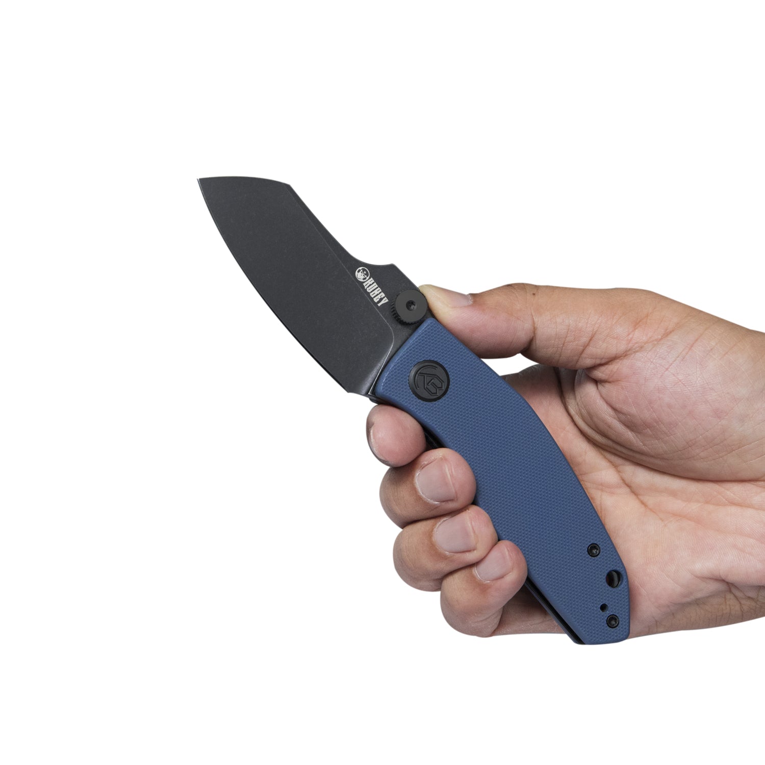 Monsterdog Liner Lock Folding Knife Denim Blue G10 Handle 2.95" Darkwashed 14C28N KU337B