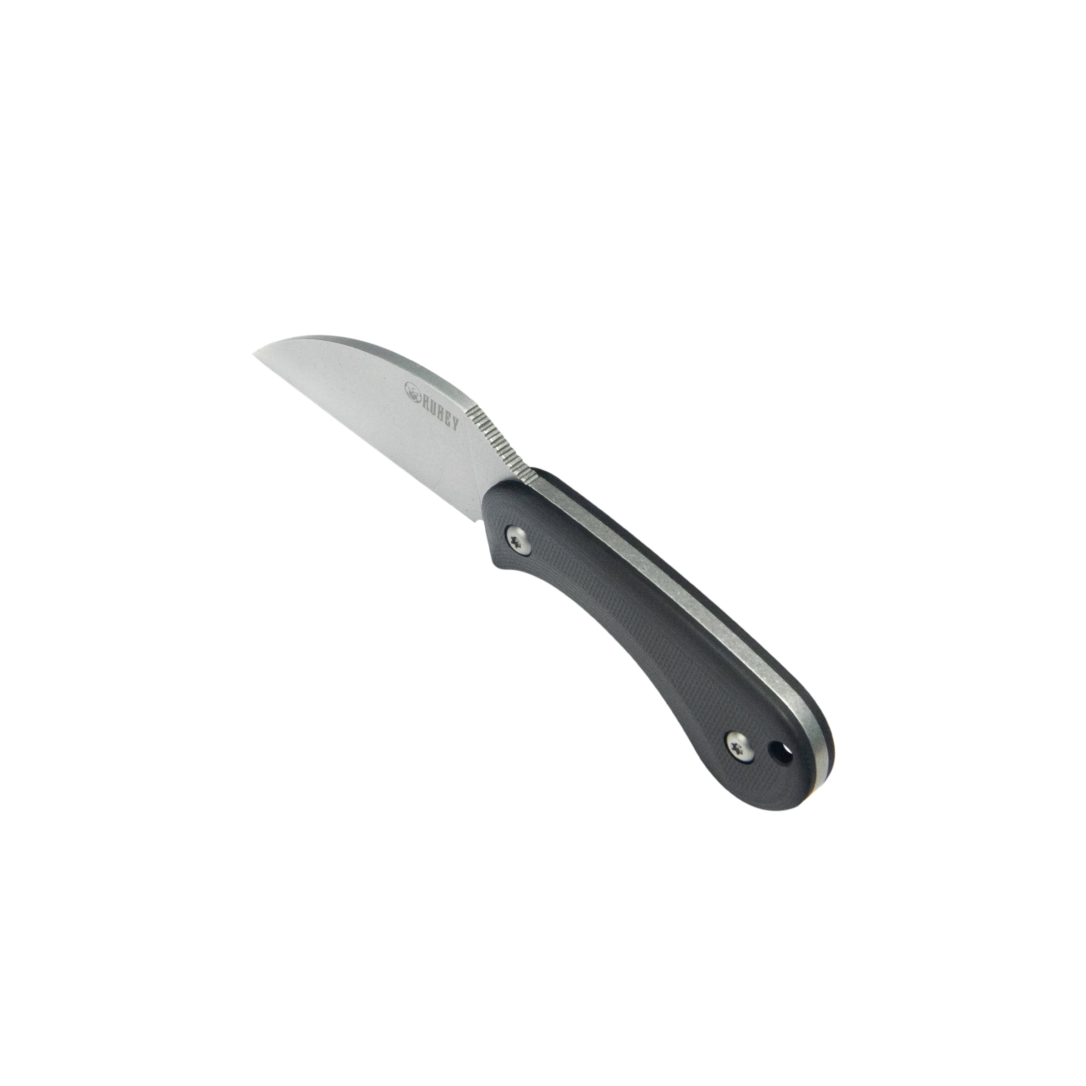 Kubey Pixie Fixed Blade Knife Black G-10 Handle 2.36" Beadblast 14C28N Blade KU424A