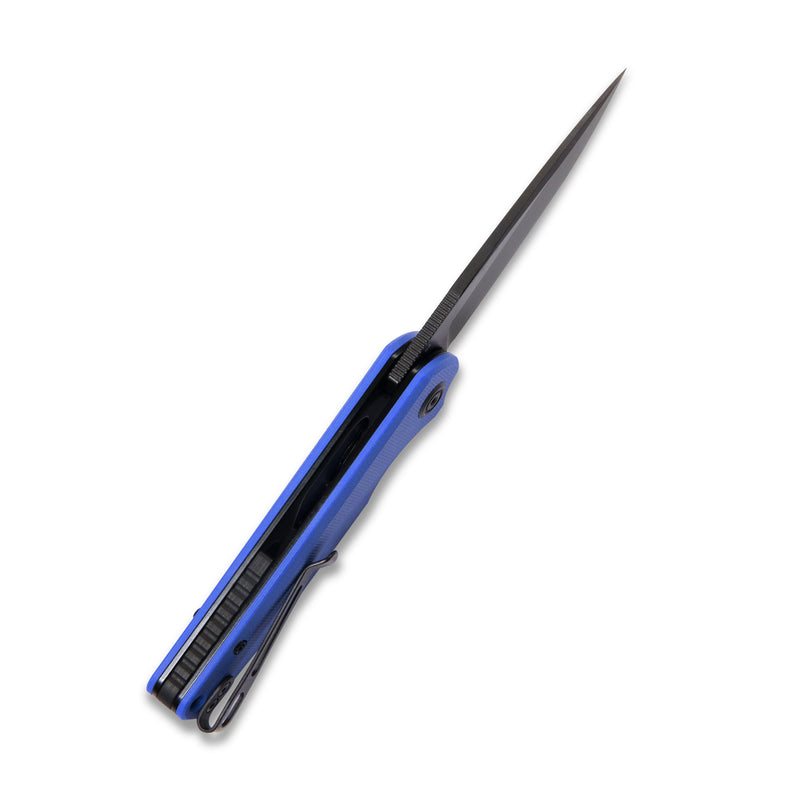 Wolverine Liner Lock Folding Knife Blue G10 Handle 2.91" Dark Stonewashed D2 KU233F