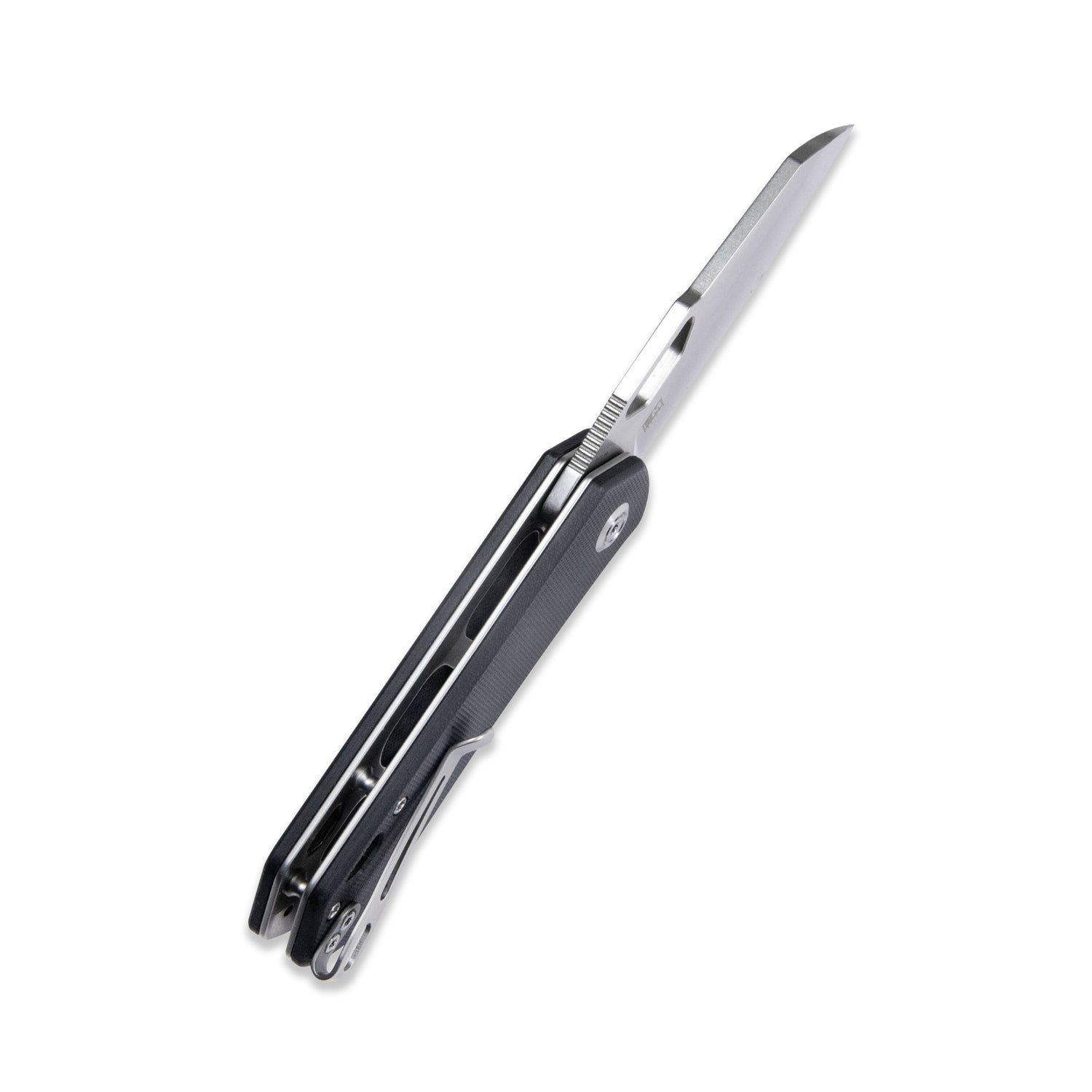 Duroc Liner Lock Flipper Small Pocket Folding Knife Black G10 Handle Fruit knives 2.91" Bead Blasted AUS-10 KU332I