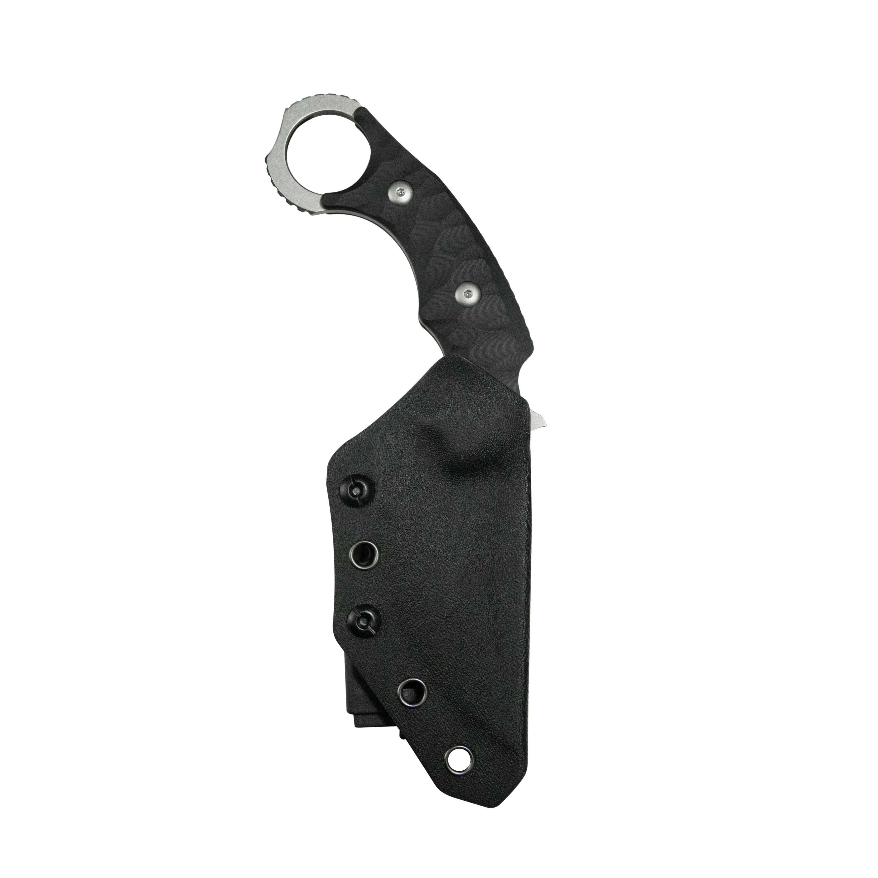 Kubey Velociraptor Pikal Karambit Fixed Blade Knife G-10 Handle 2.99" Beadblast 14C28N Blade KU448A