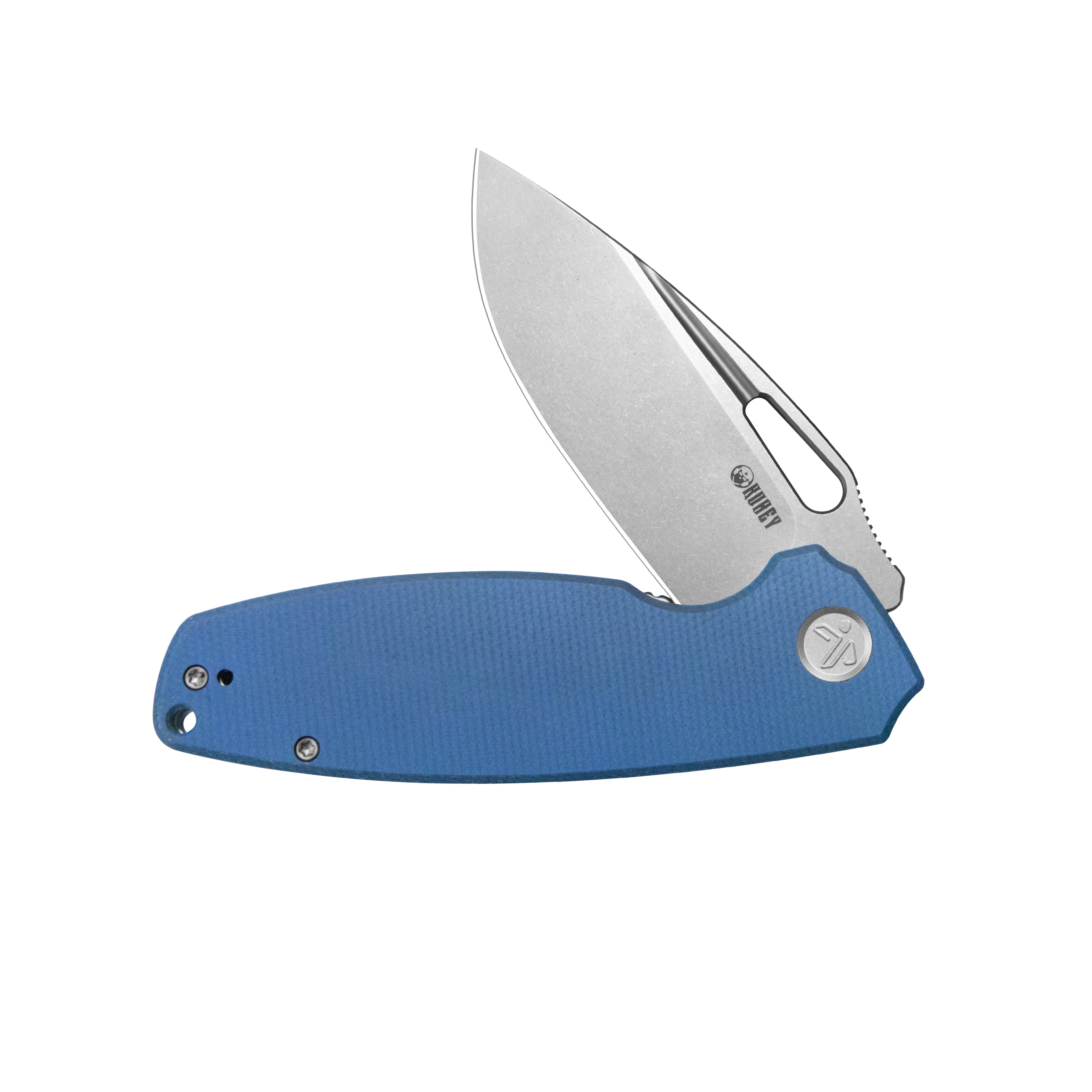 Tityus Linerlock Blue Micarta KU322-1A