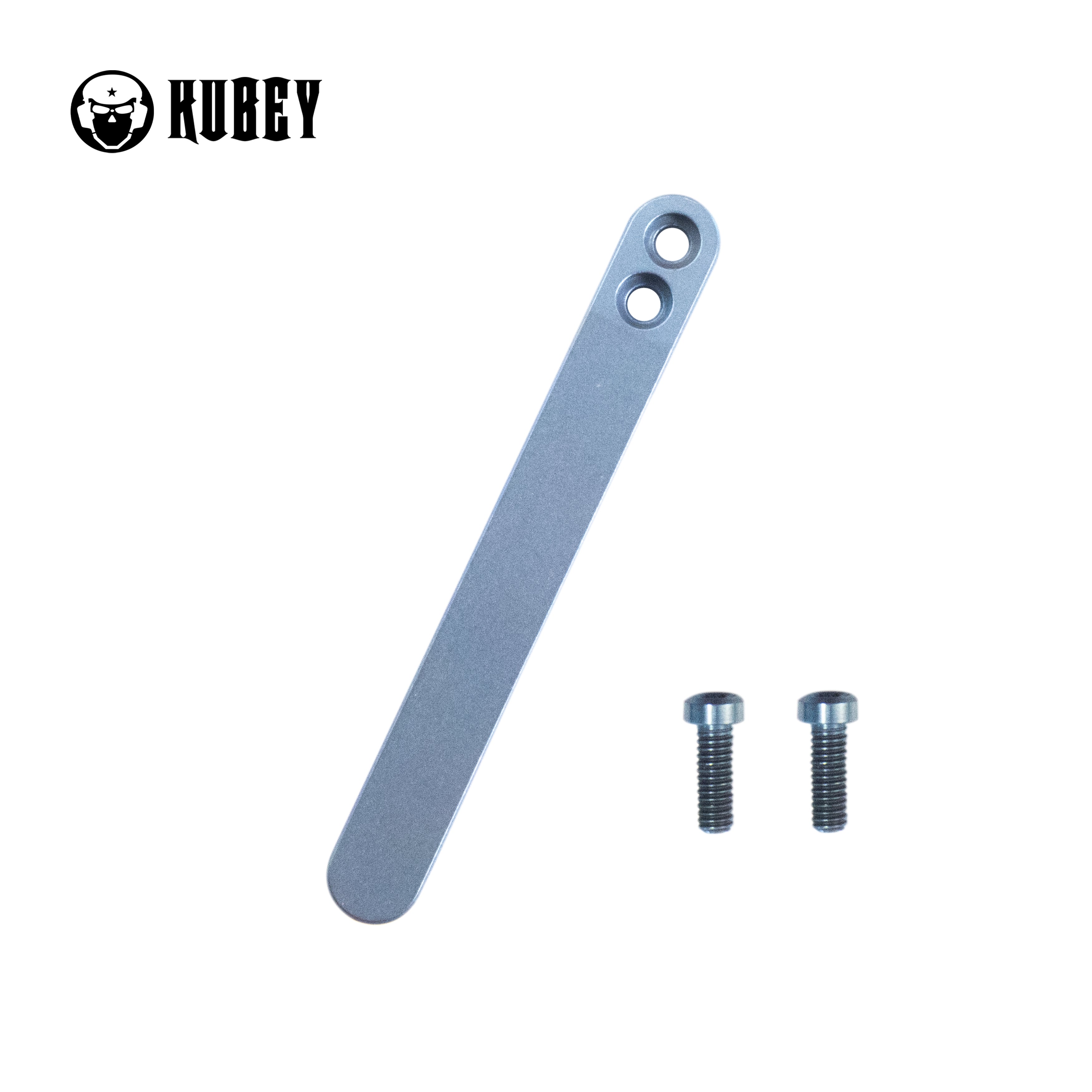 Kubey Titanium Clip for Folding Knives, 1 Piece with 2 Screws, Blue, KH032